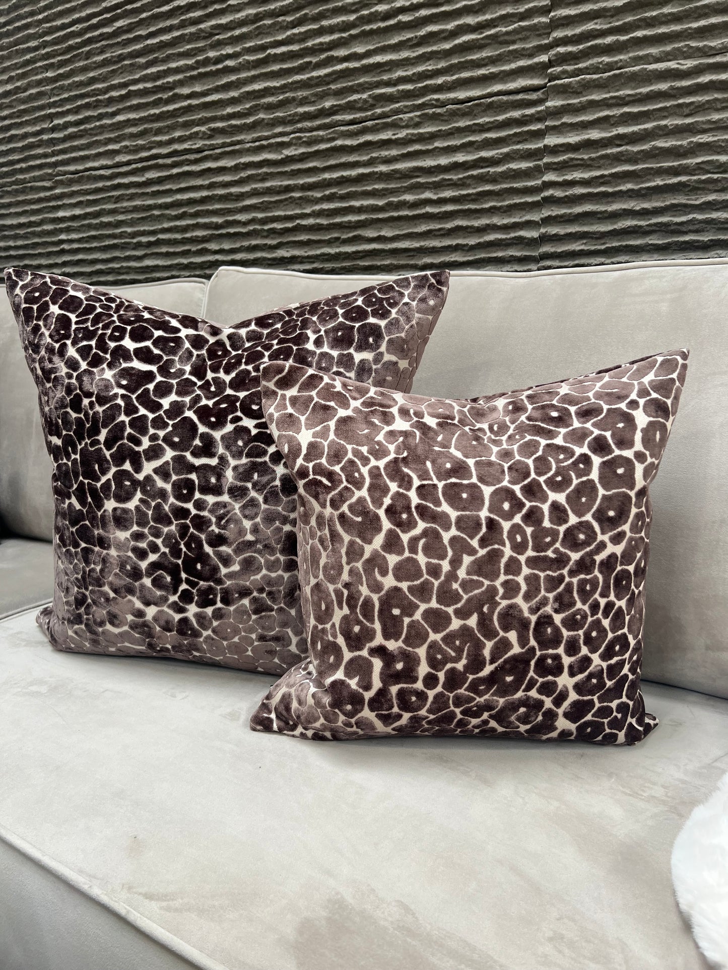 Paul Moneypenny Spoton Choc Cushions