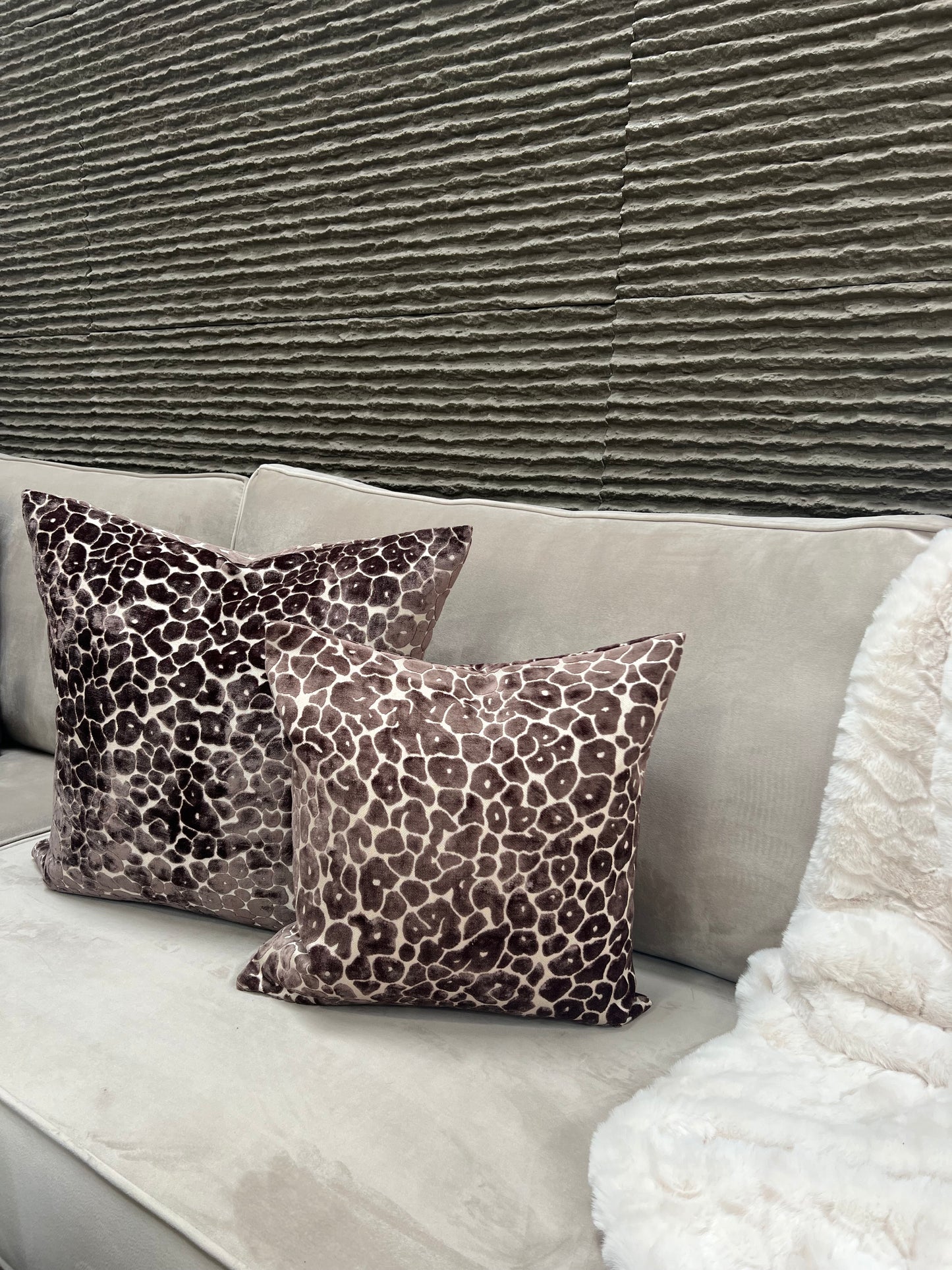 Paul Moneypenny Spoton Choc Cushions