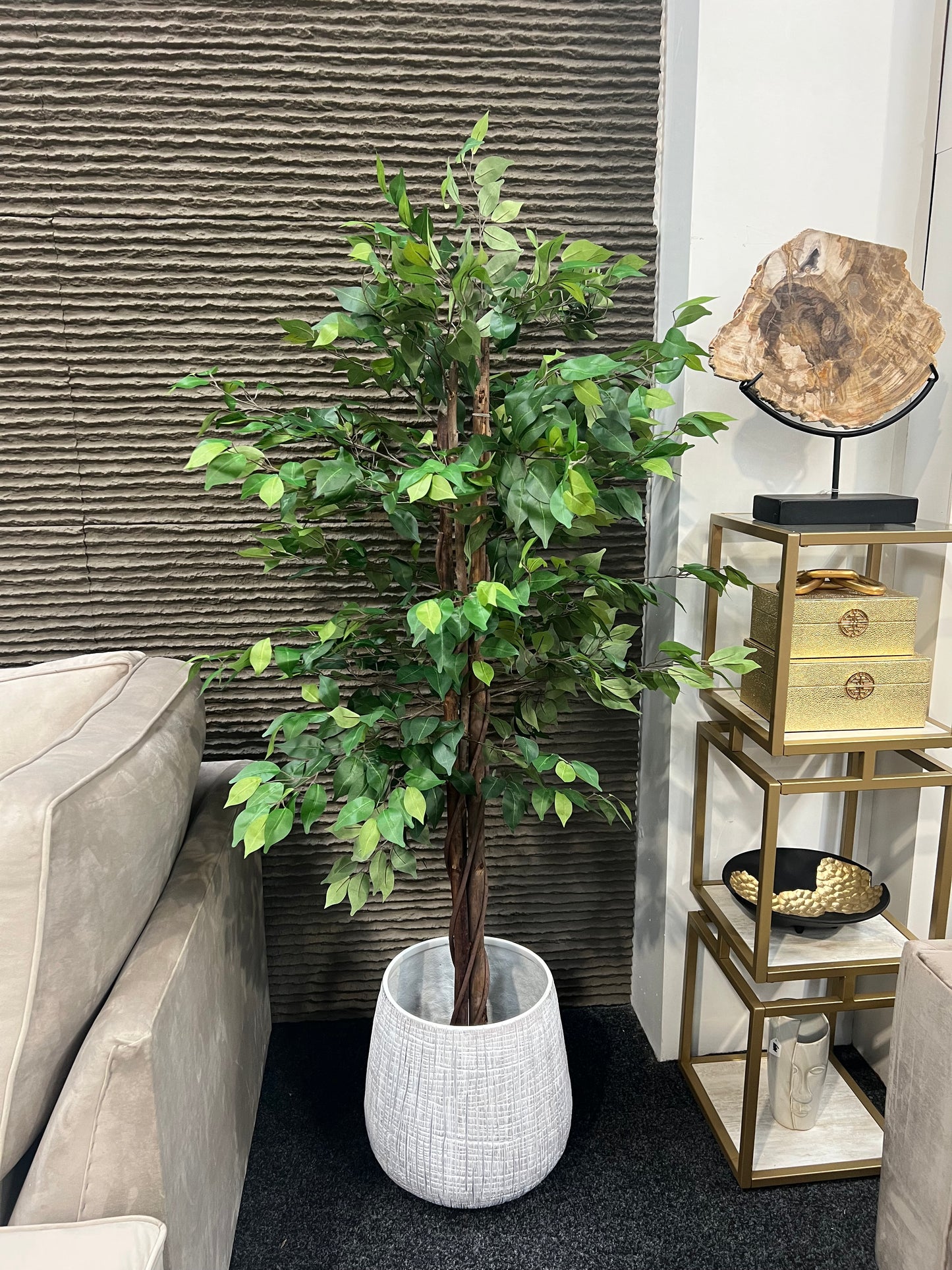 Green Artificial Fiscus Tree - 6ft