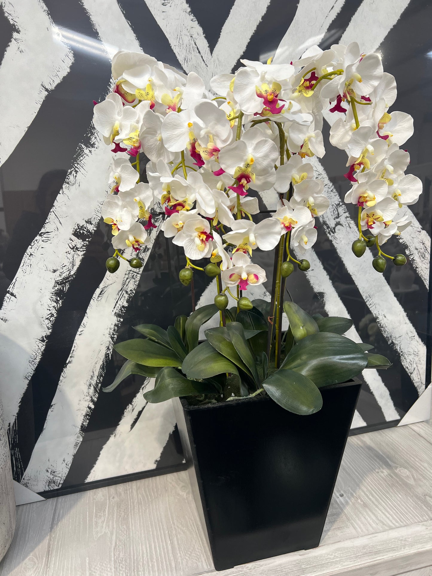 Orchid Faux Spray