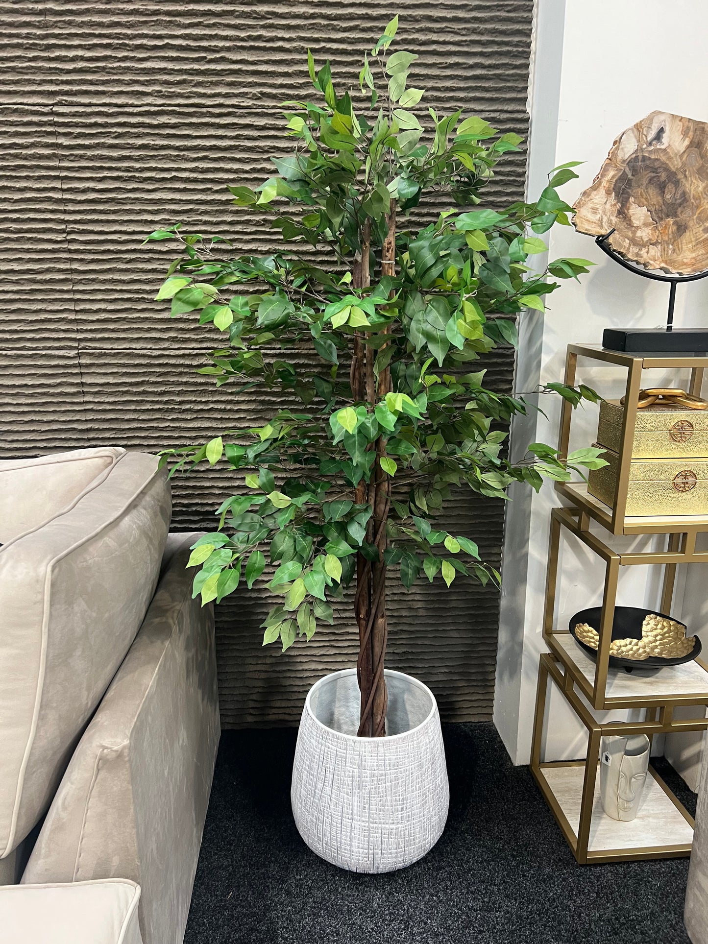 Green Artificial Fiscus Tree - 6ft
