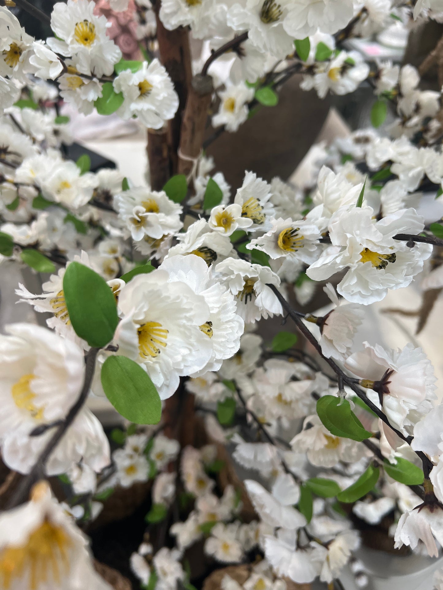Artificial Blossom Tree Cream - 5ft