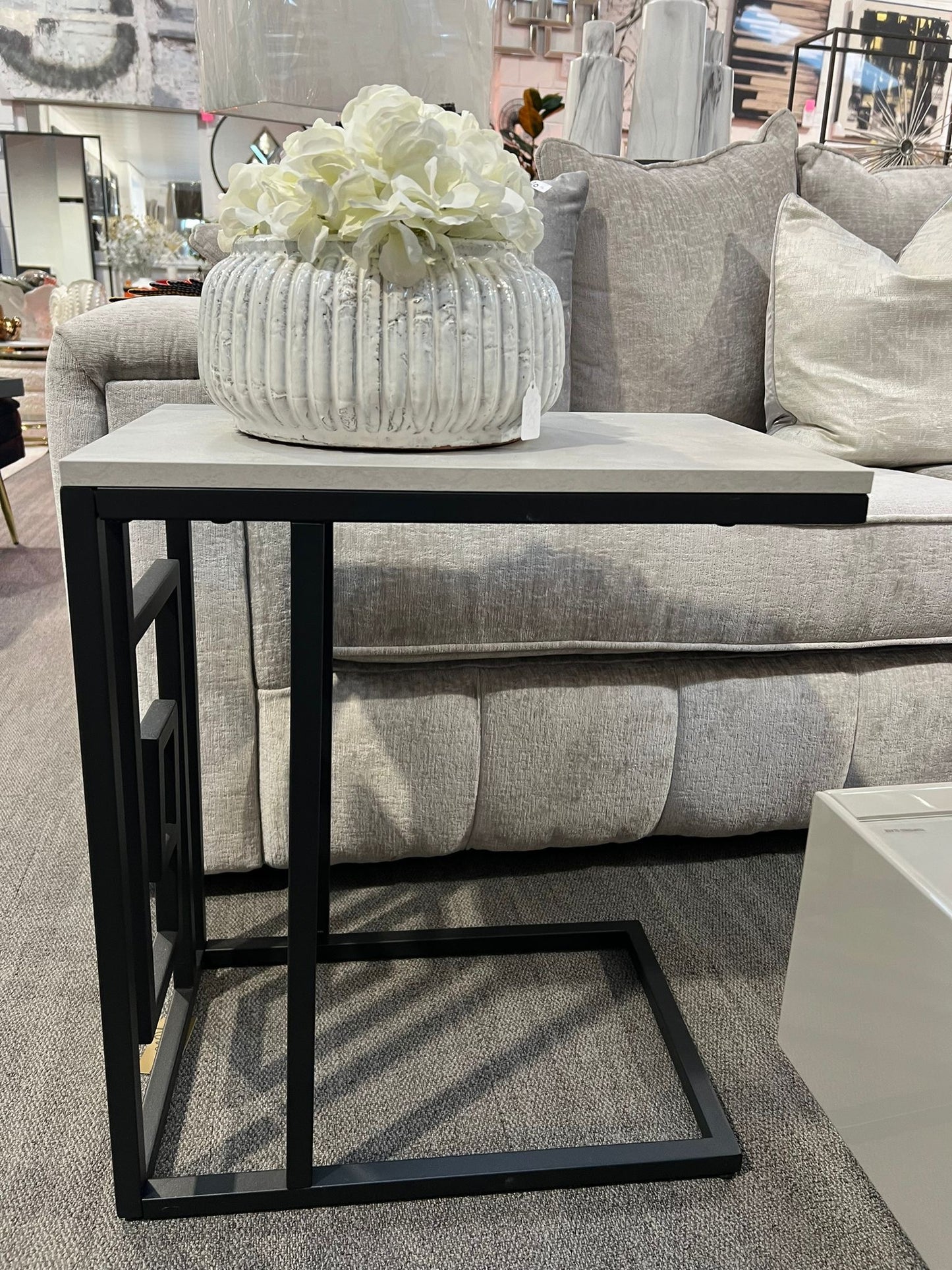 Devon Black & Grey Sofa Table