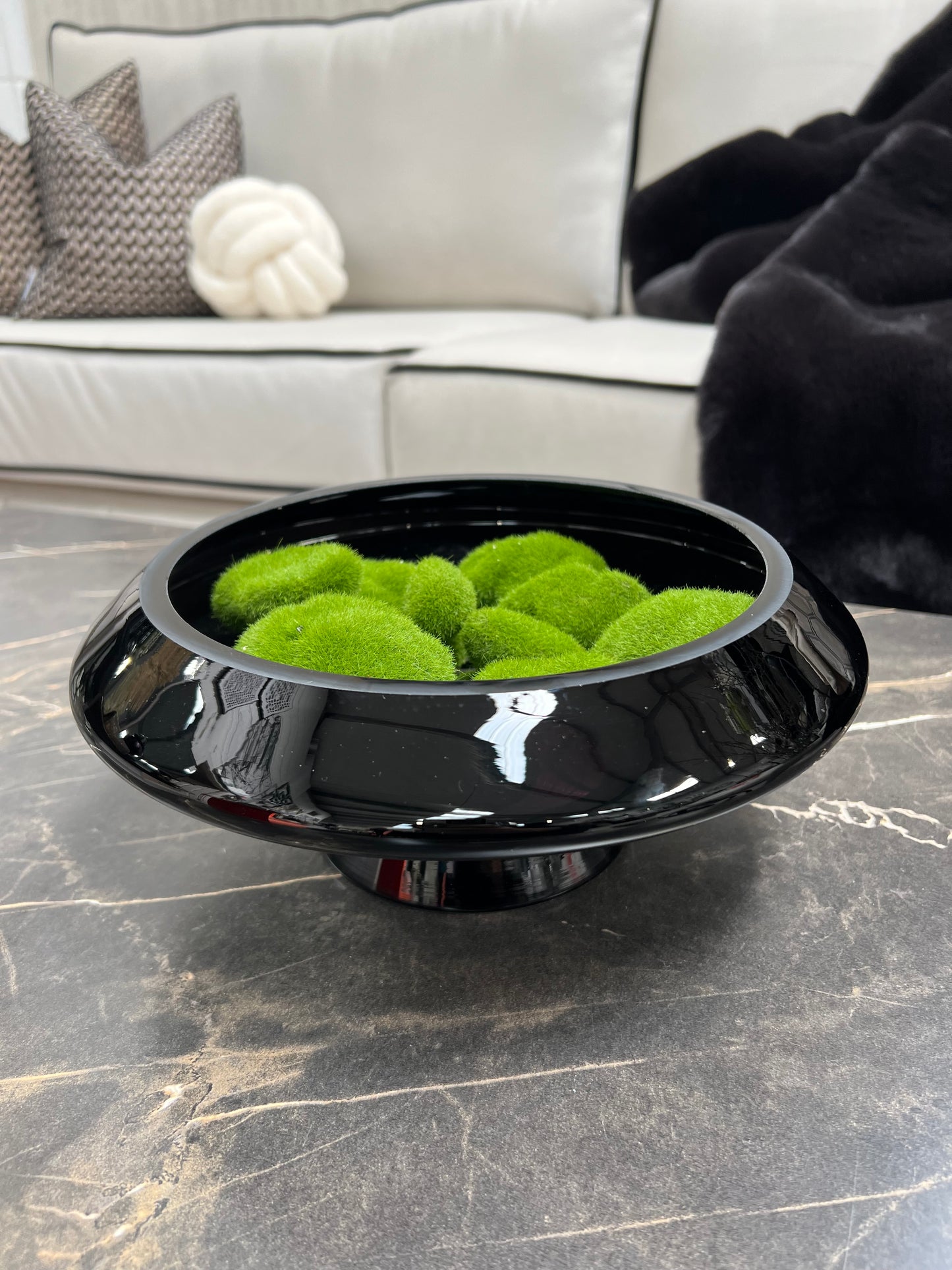 Noir Glass Bowl