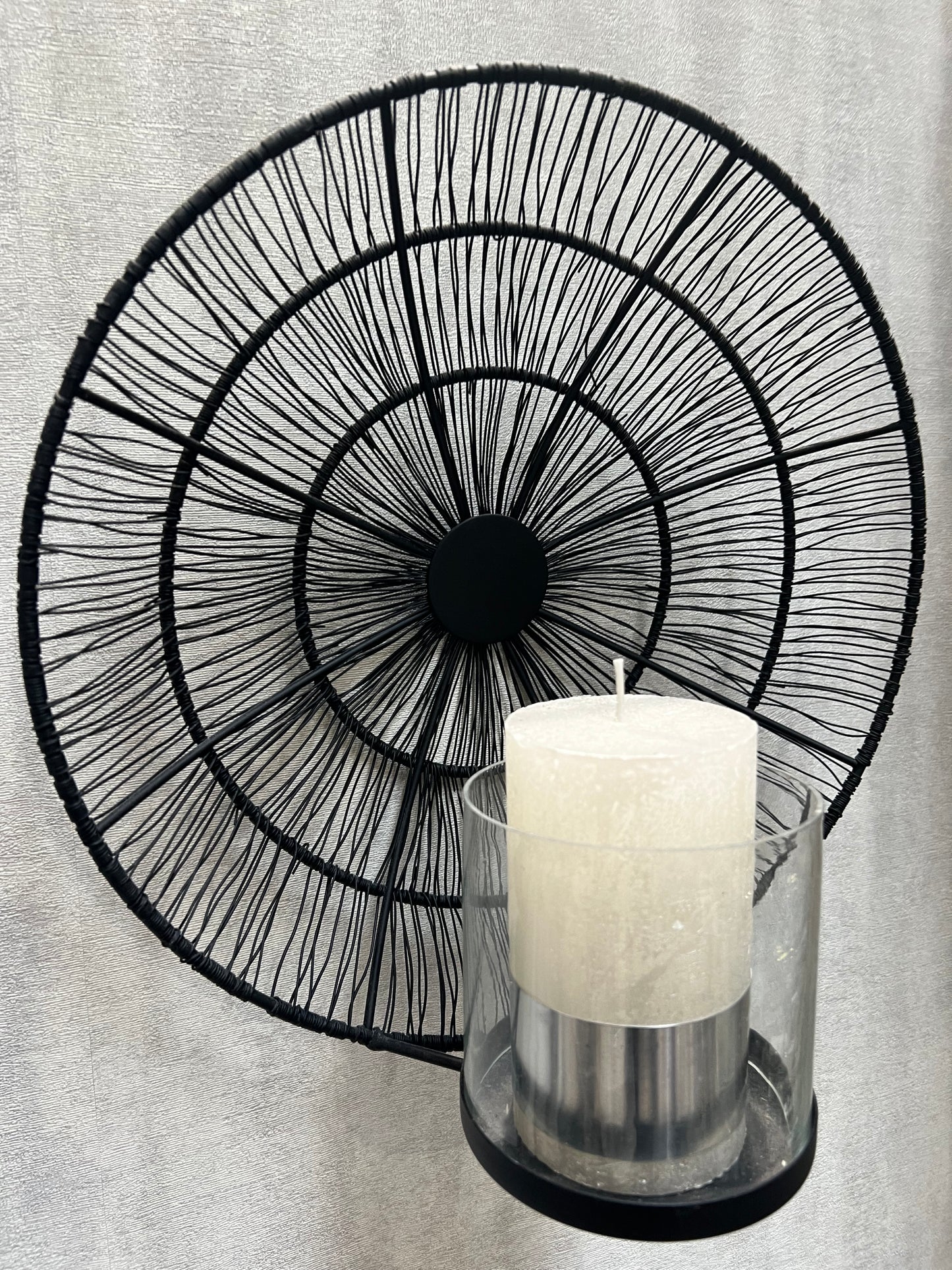Enzo Black Wire Wall Sconce - Set of 2