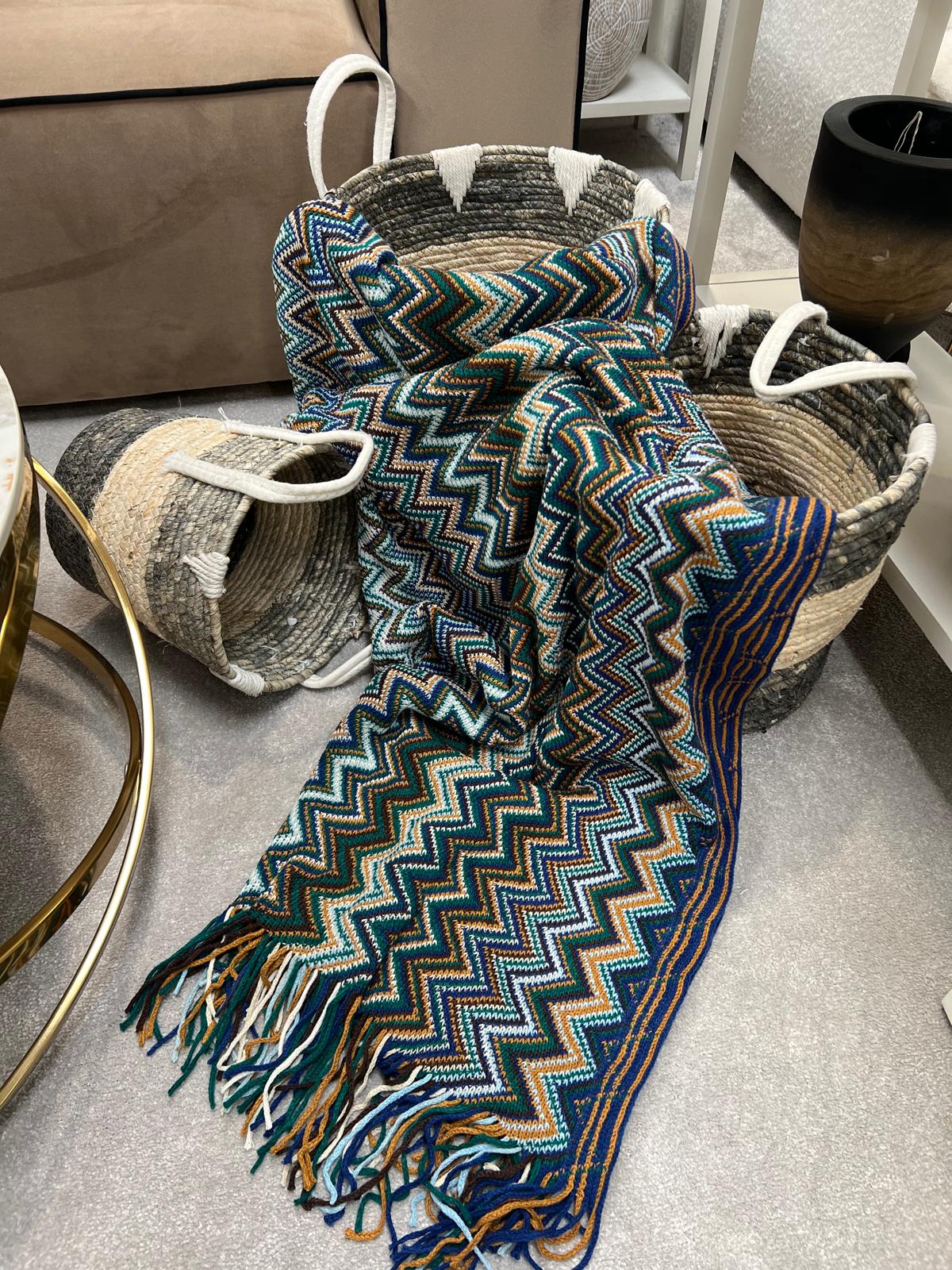 Bohemian Blue Throw