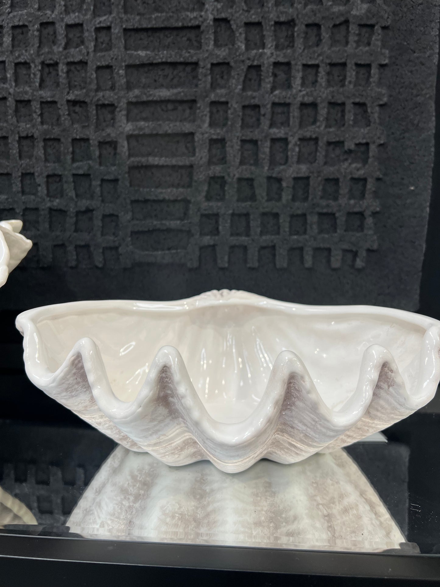 Sierra Wave Ceramic Shell Bowl