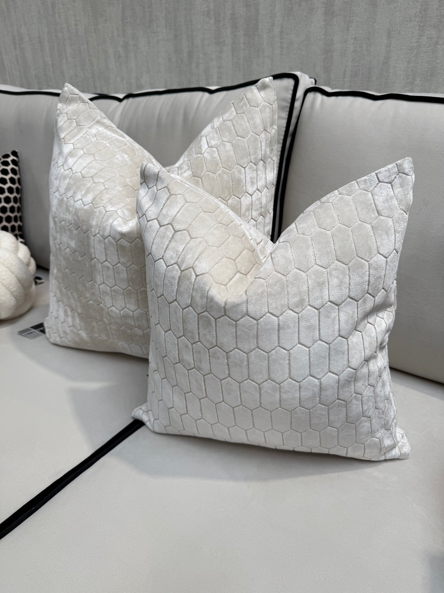 Paul Moneypenny Albie Ivory Cushion