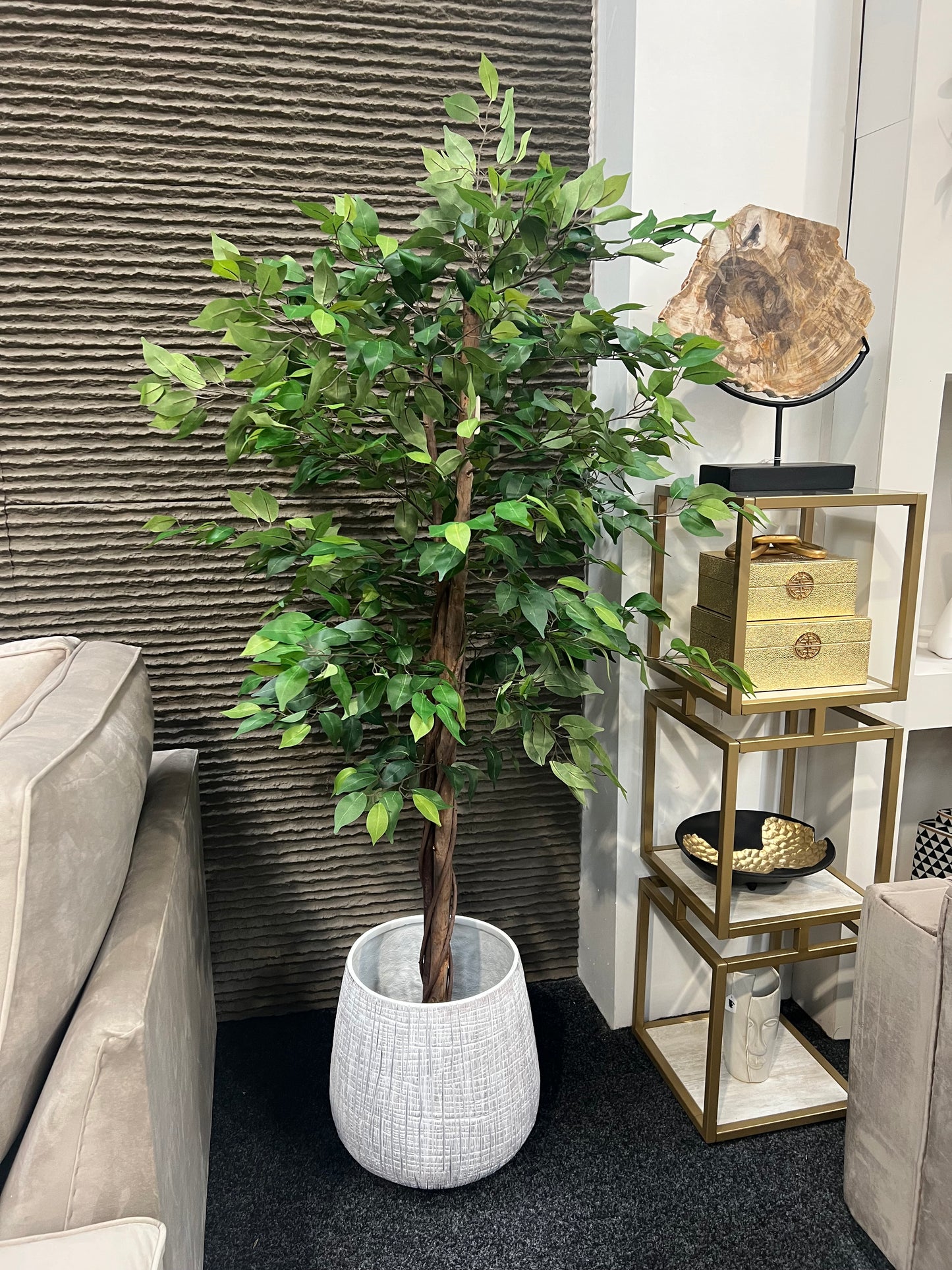 Green Artificial Fiscus Tree - 6ft