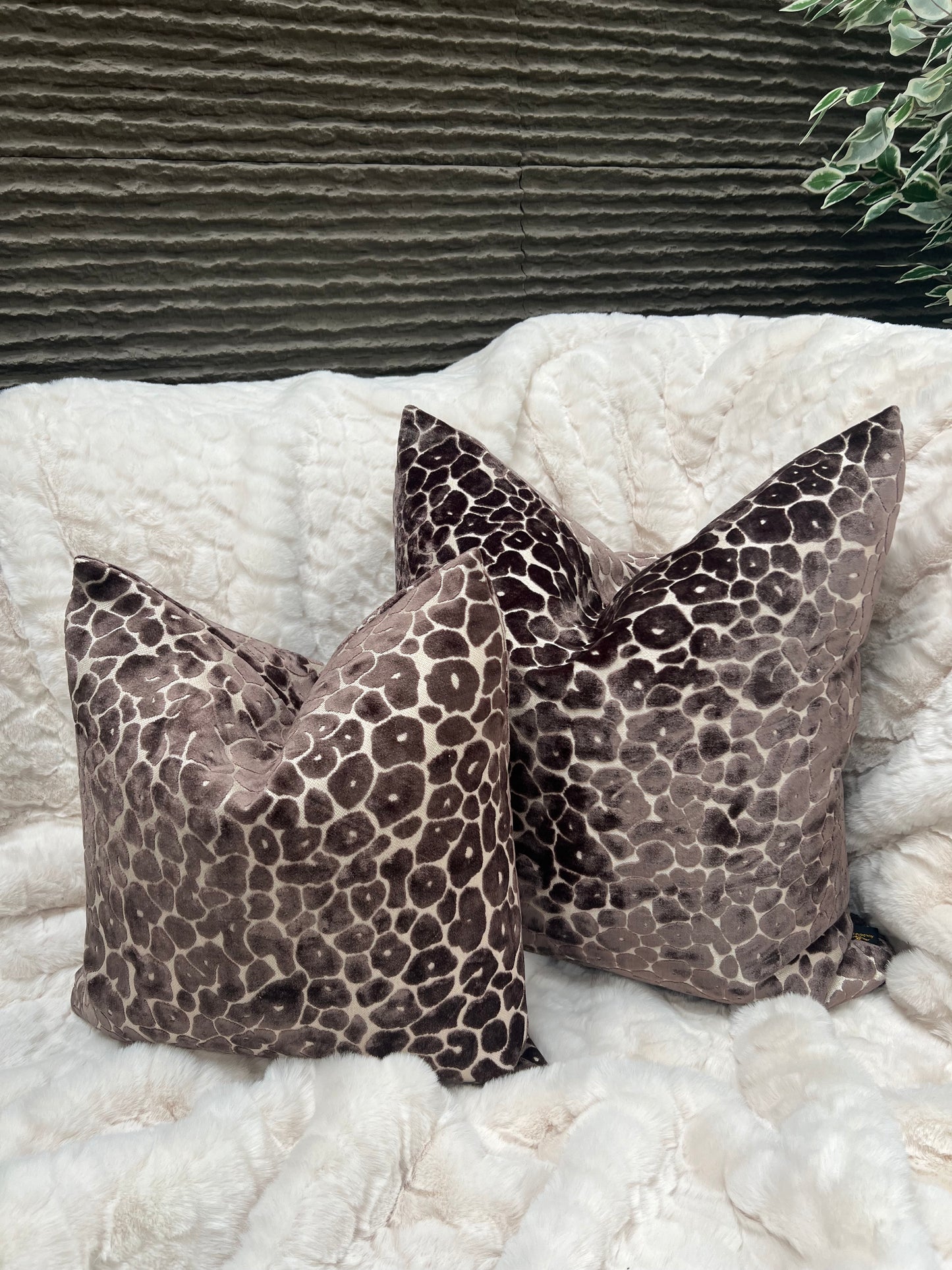 Paul Moneypenny Spoton Choc Cushions