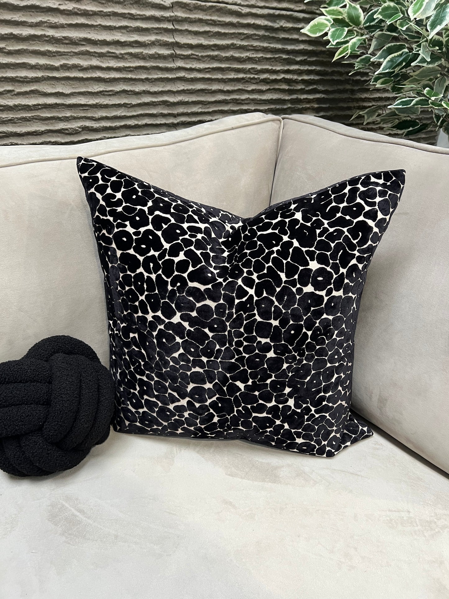 Paul Moneypenny Spoton Black Cushion