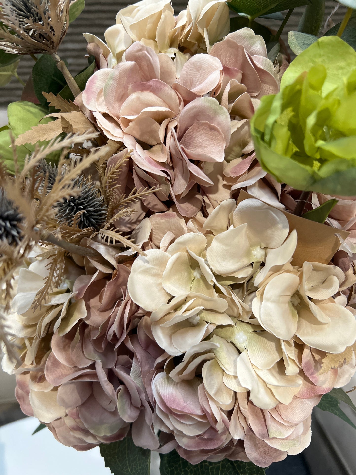 Hydrangea Stem - Vanilla Peach