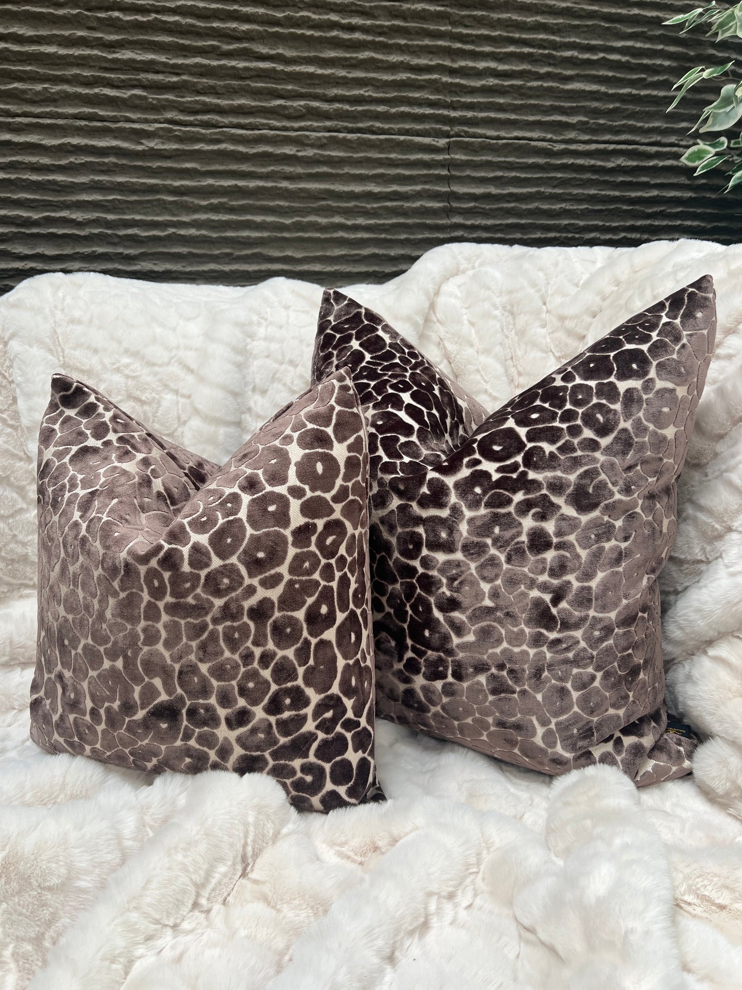 Paul Moneypenny Spoton Choc Cushions