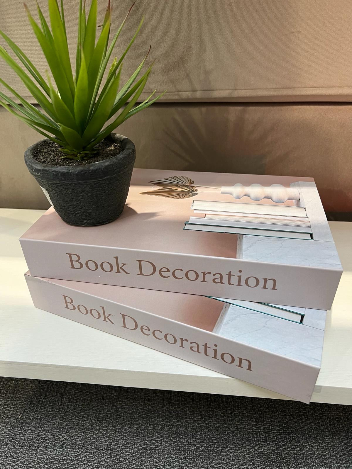 Cream Storage Decor Book