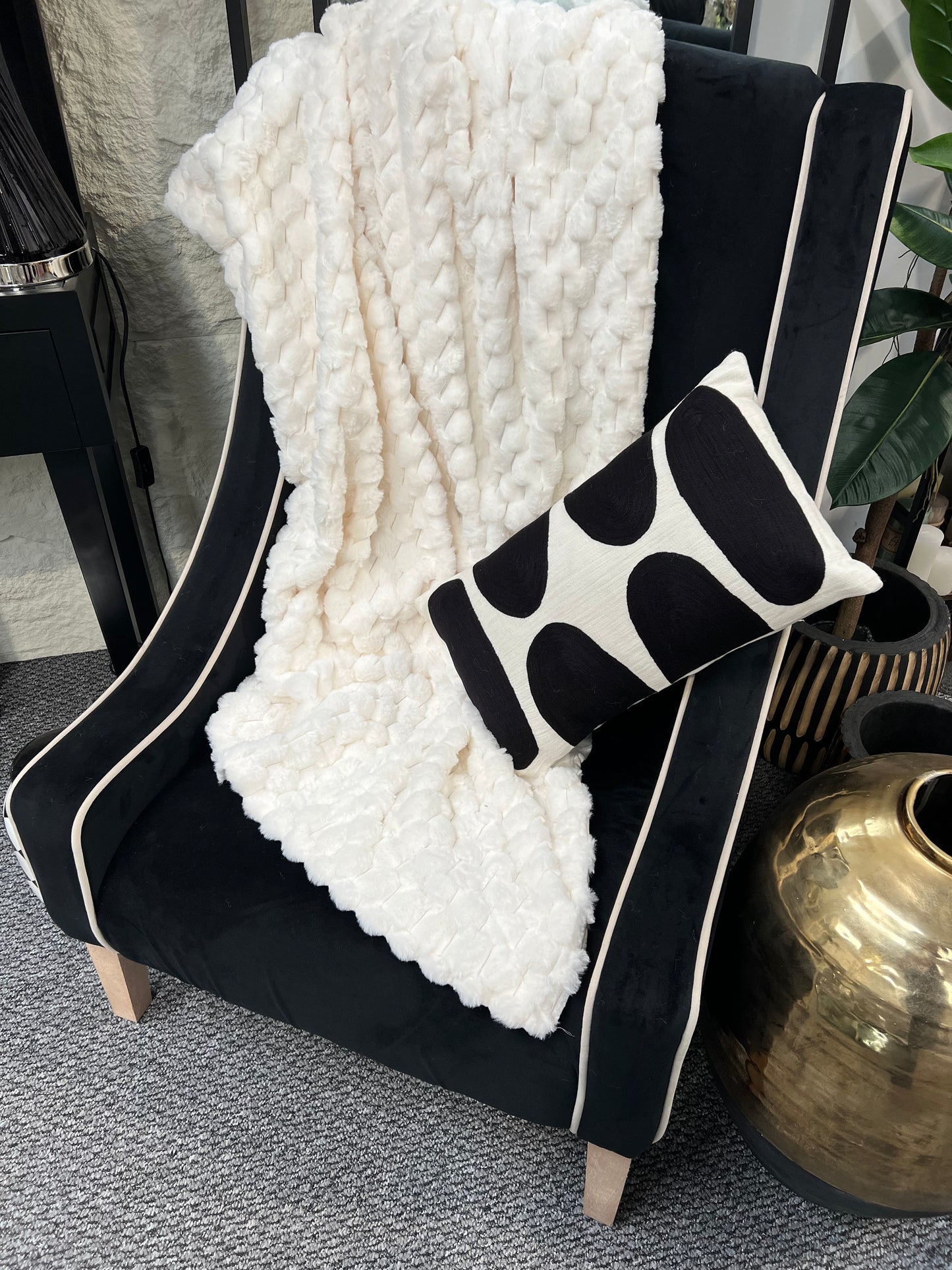 Paul Moneypenny Koochicko Ivory Throw