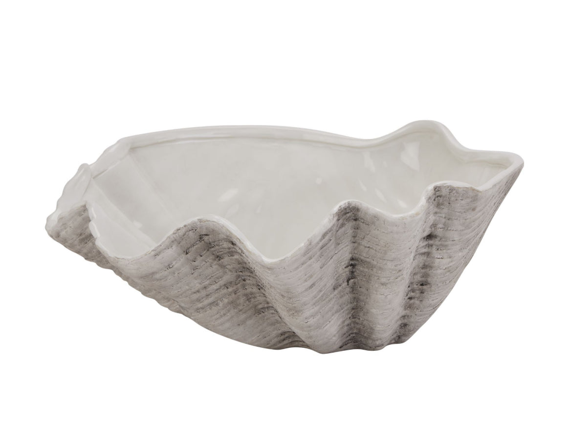Rio Wave Ceramic Shell Bowl