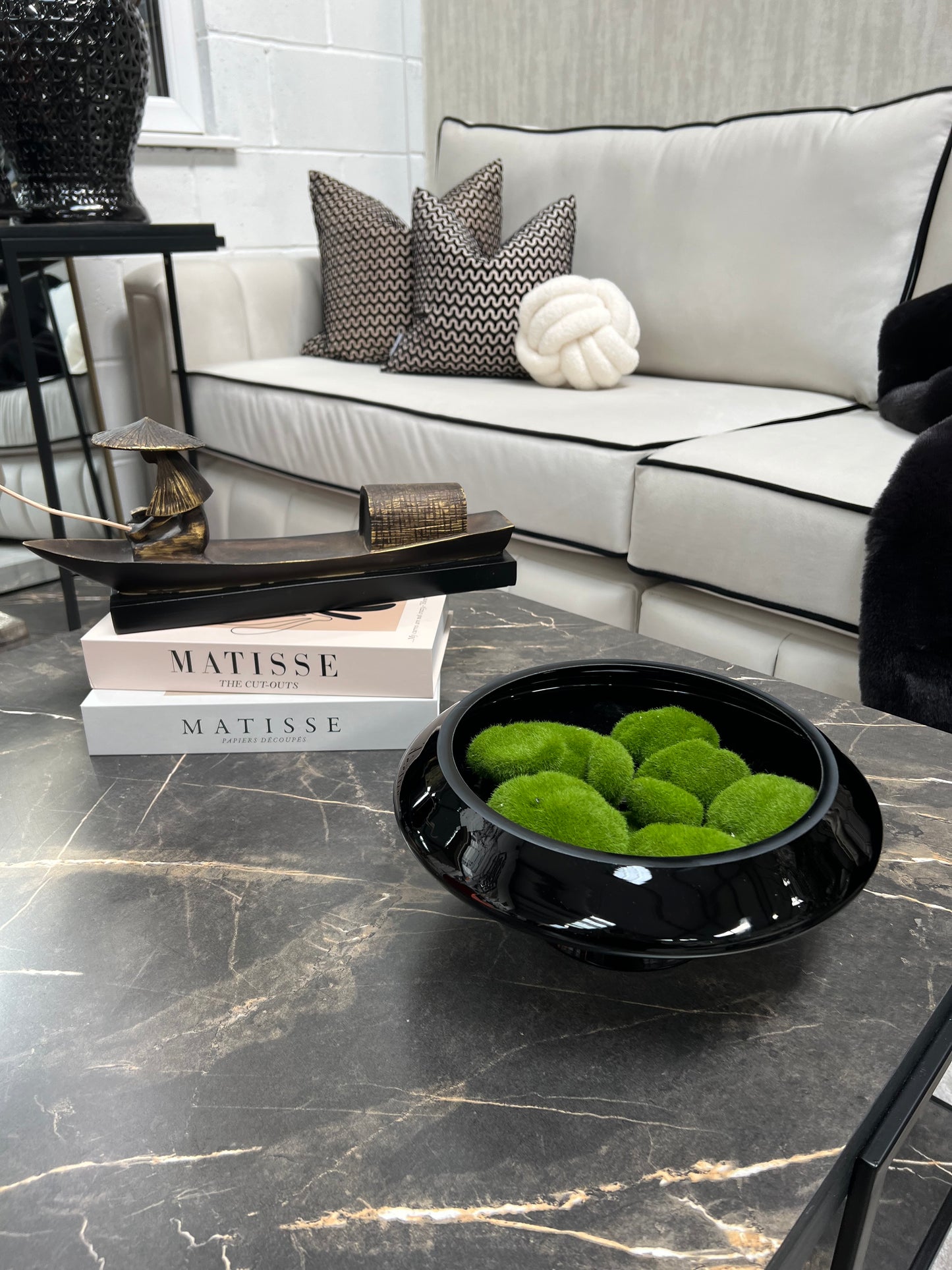 Noir Glass Bowl