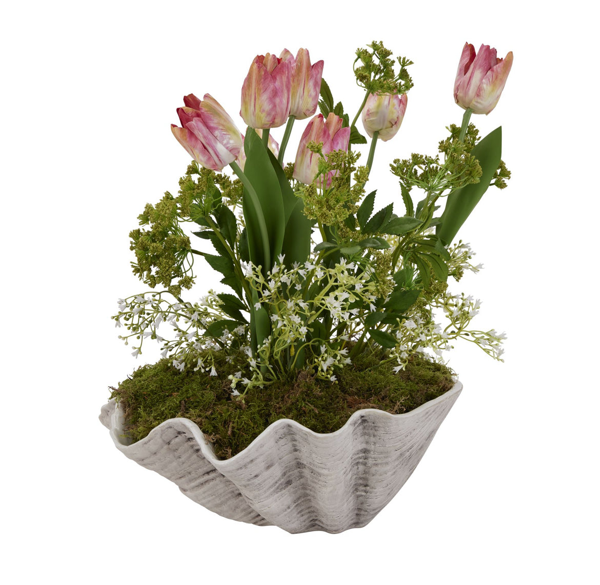 Rio Wave Ceramic Shell Bowl