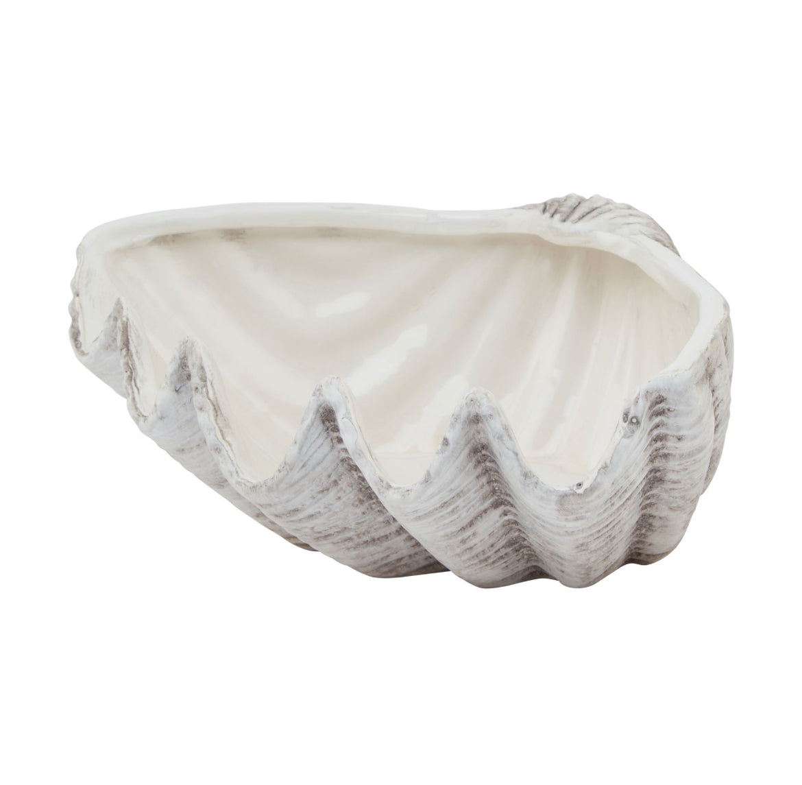 Sierra Wave Ceramic Shell Bowl