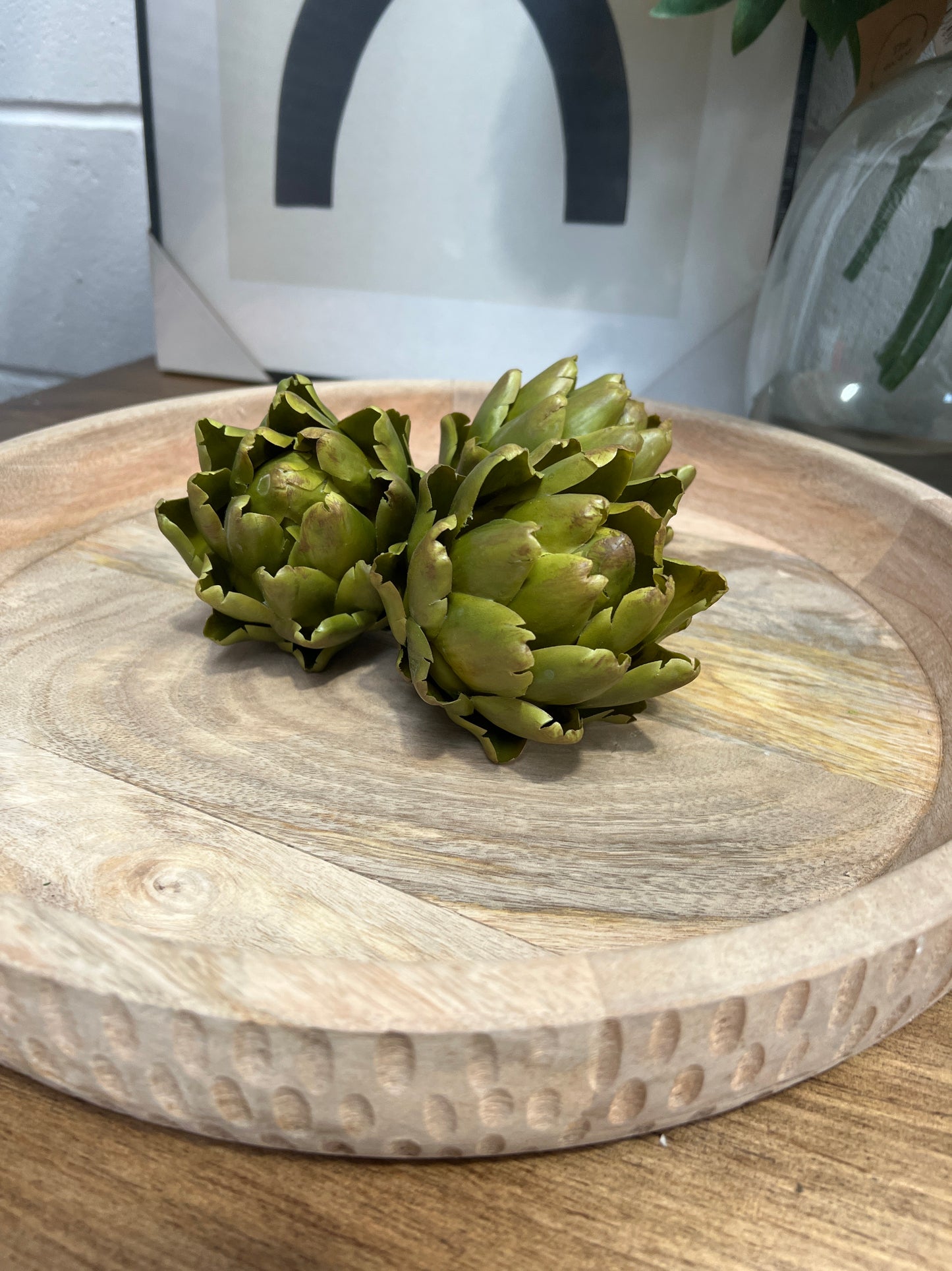 Set of 2 Wooden Bowls
