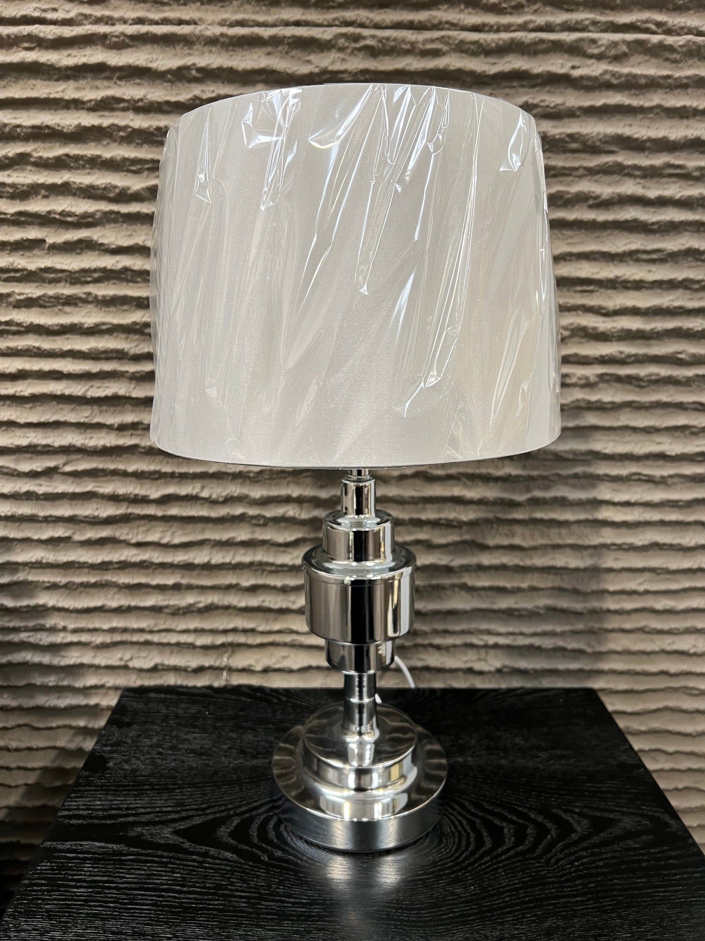 Clio Silver Chrome Lamp