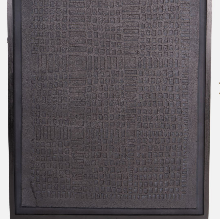 Trenton Large Black Wall Art Papier Mache 2