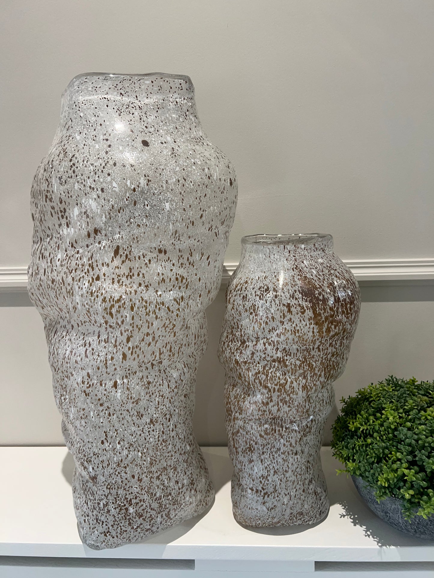Speckled Glass Vase