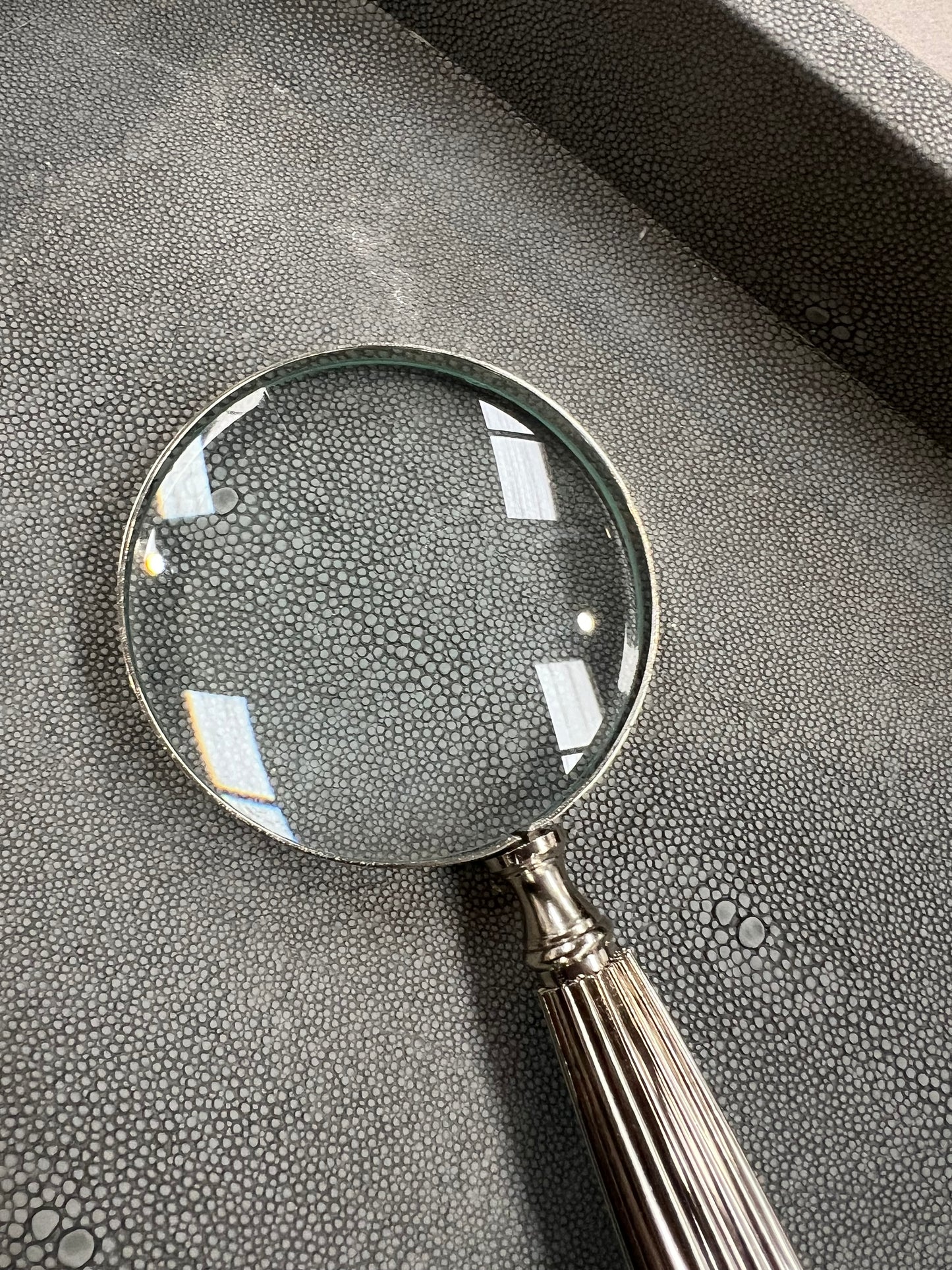 Churchill Silver Finish Magnifying Glass