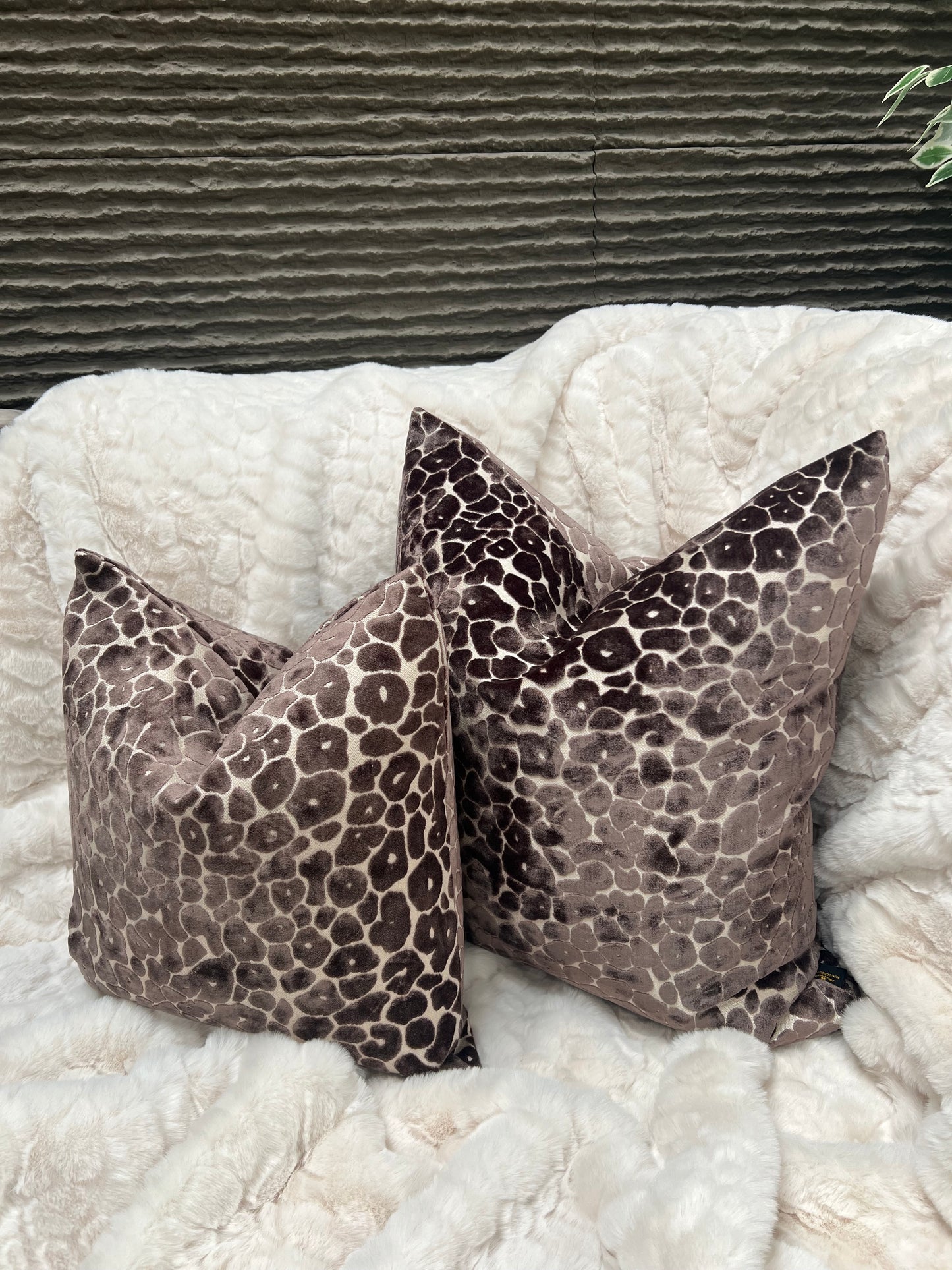 Paul Moneypenny Spoton Choc Cushions