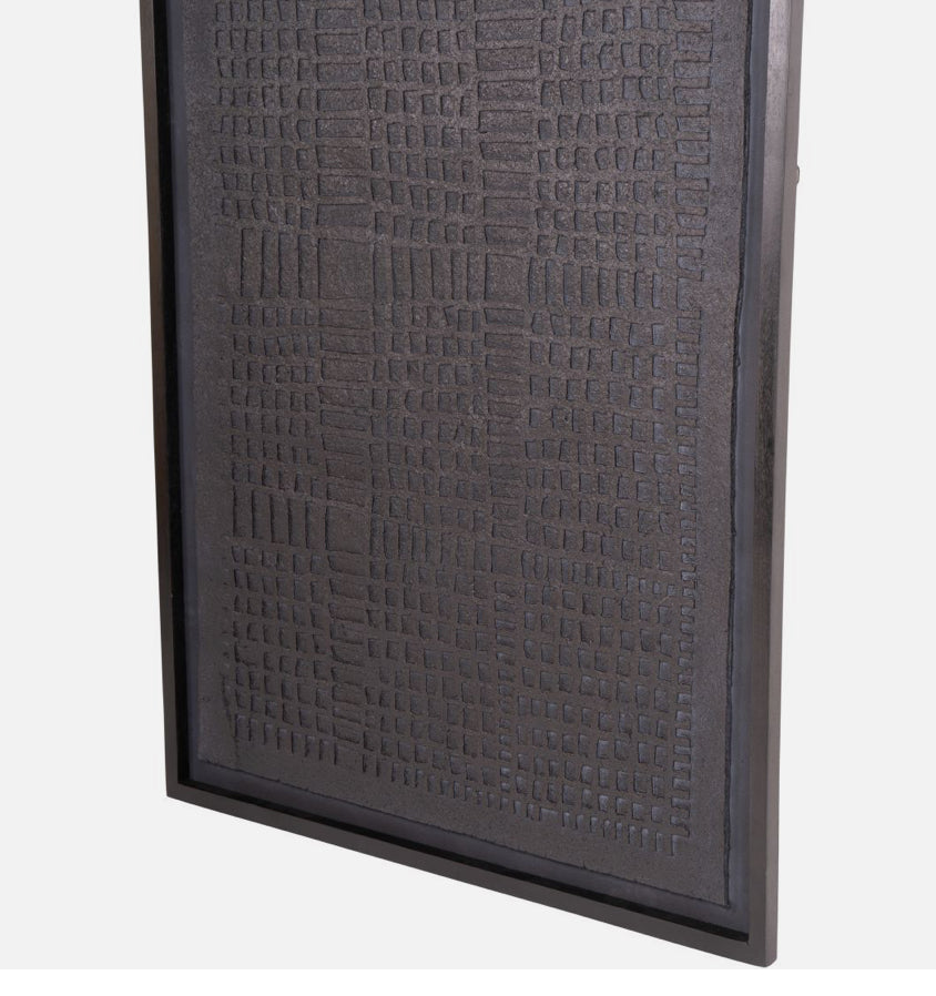 Trenton Large Black Wall Art Papier Mache 2