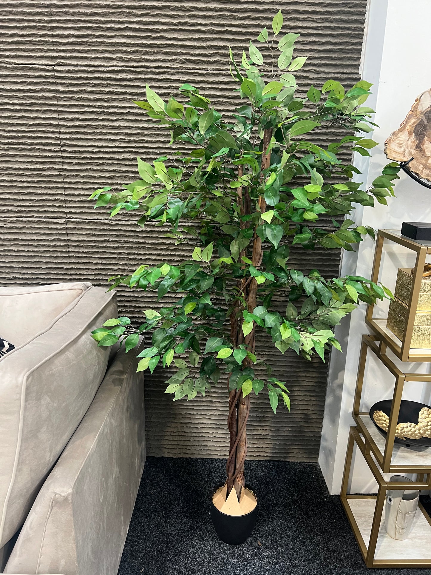 Green Artificial Fiscus Tree - 6ft