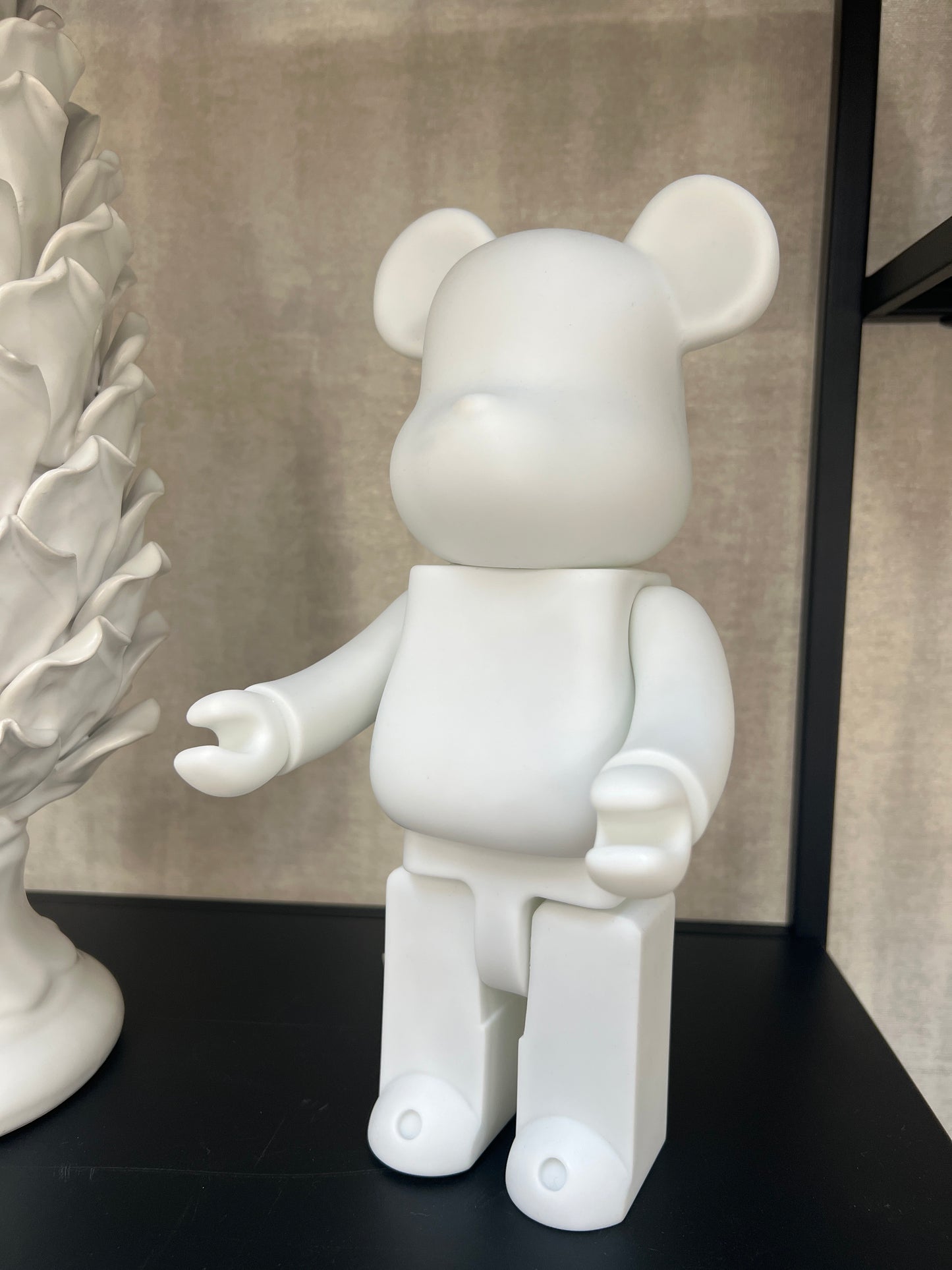 White Standing Brickbear 28cm