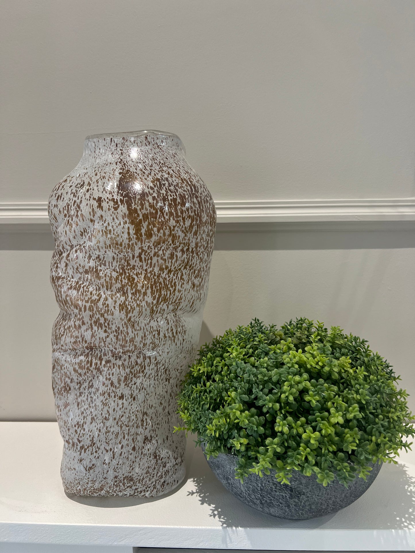 Speckled Glass Vase