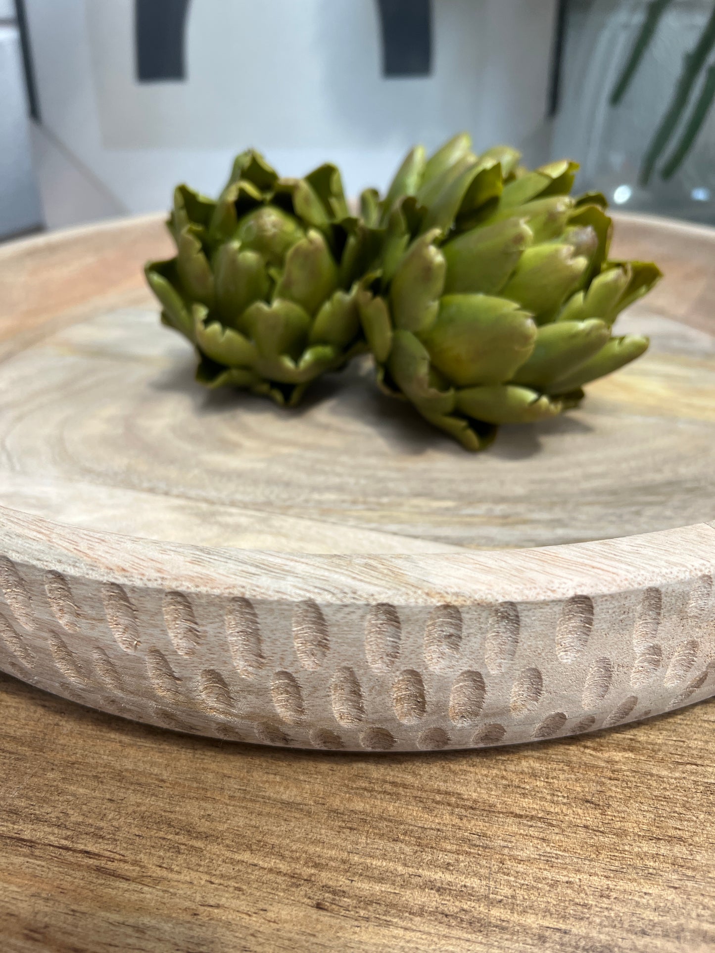 Set of 2 Wooden Bowls