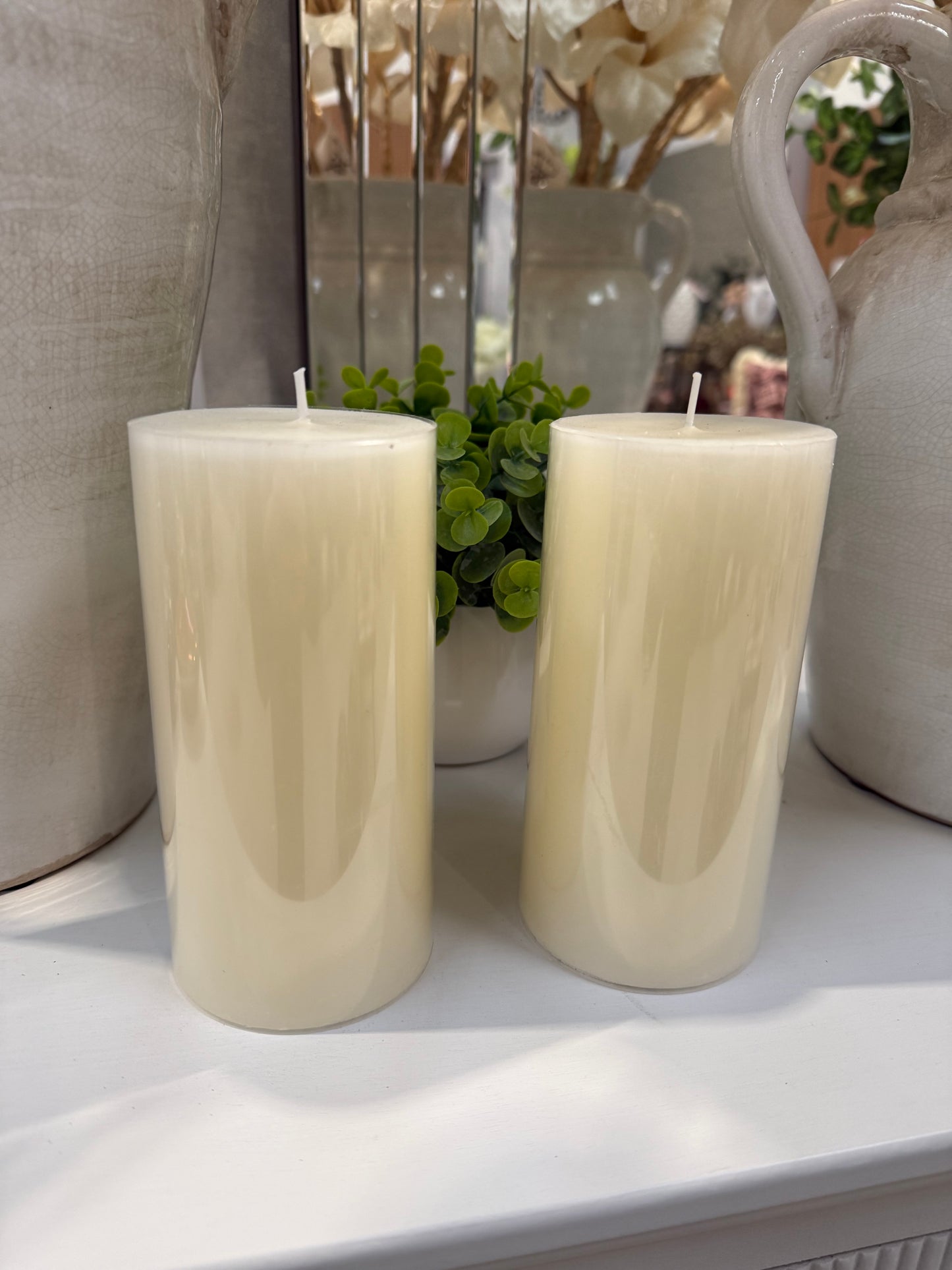 Ivory Pillar Candle