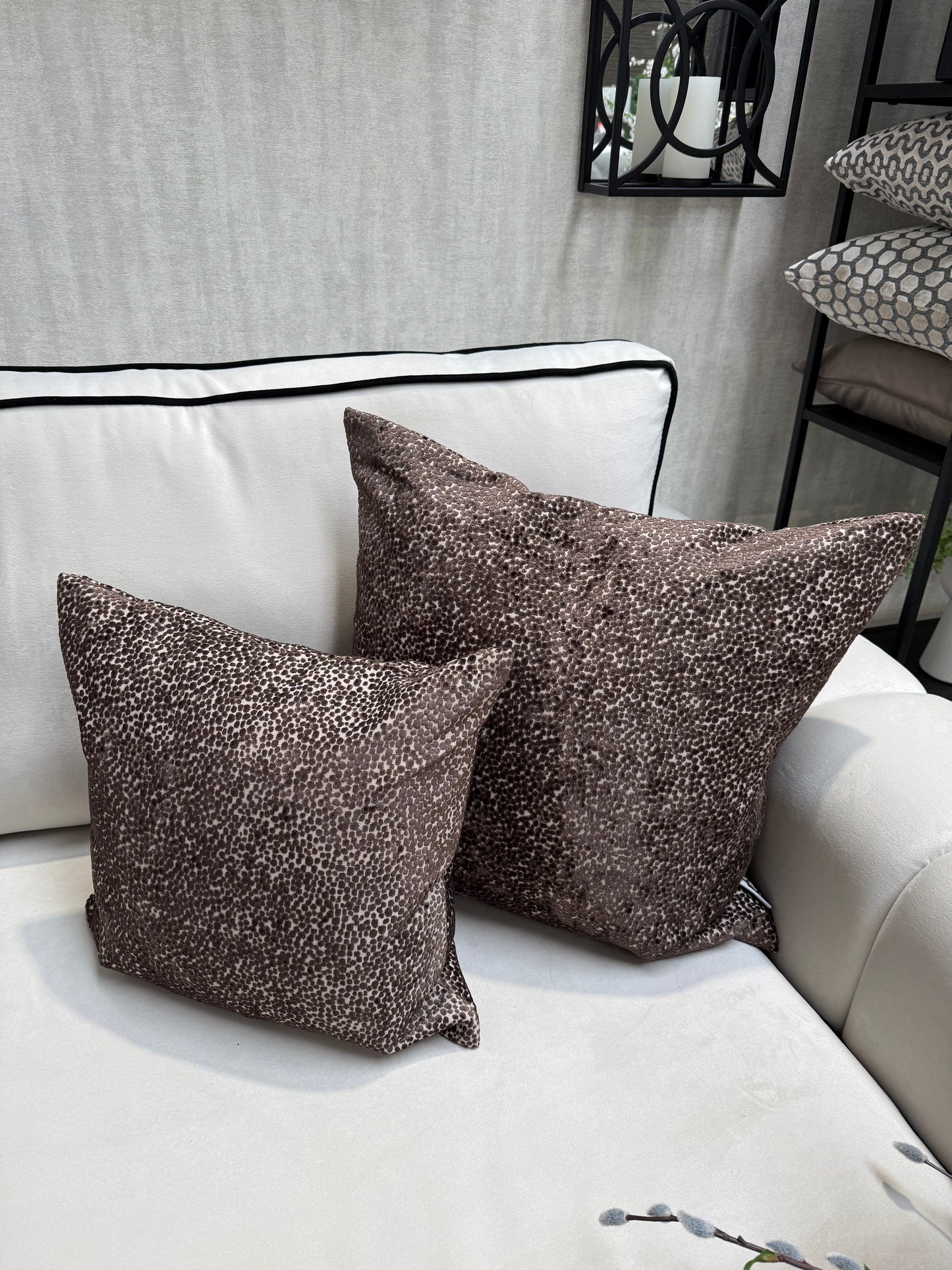 Bingham Dark Choc Cushion