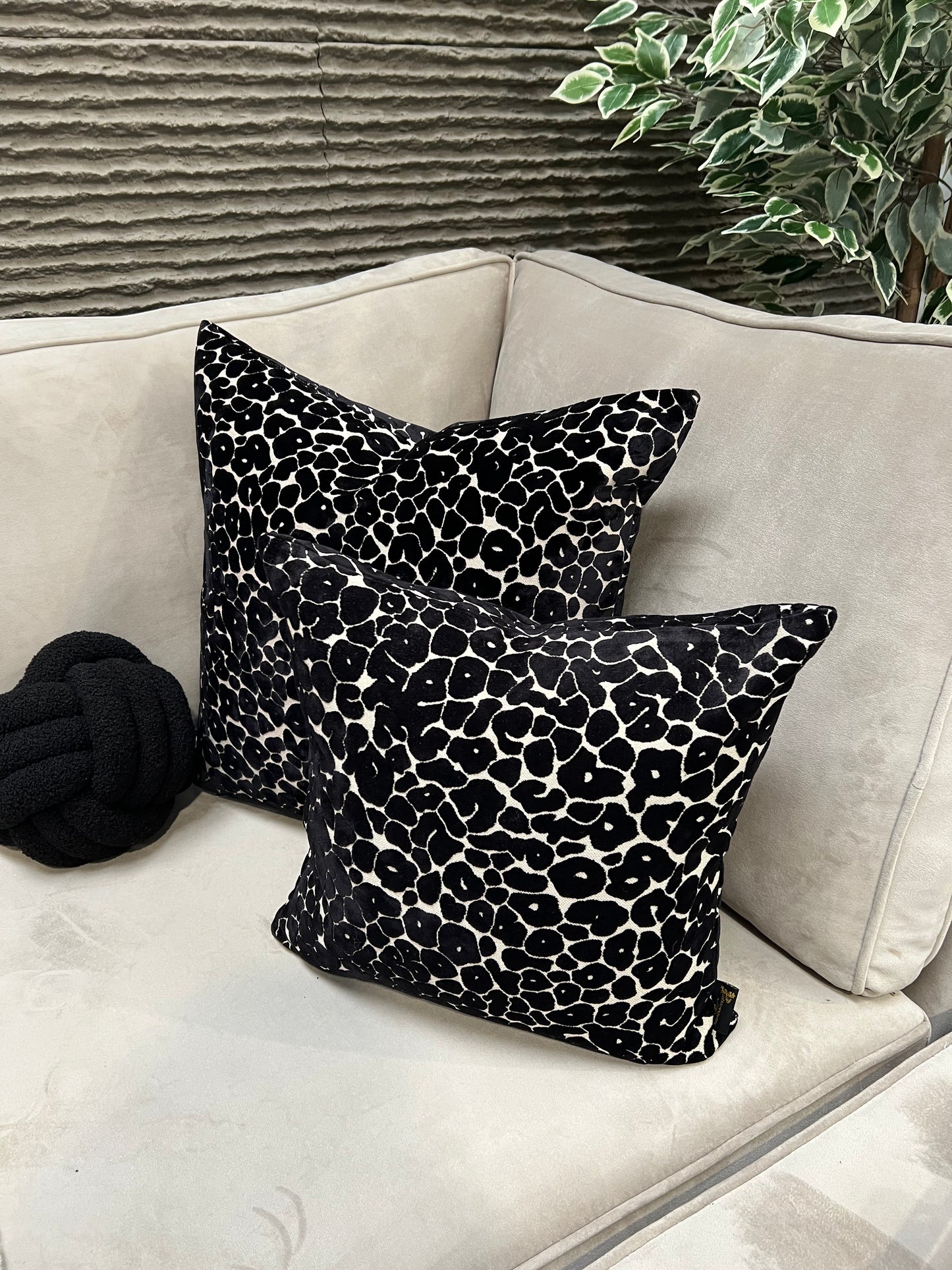 Paul Moneypenny Spoton Black Cushion