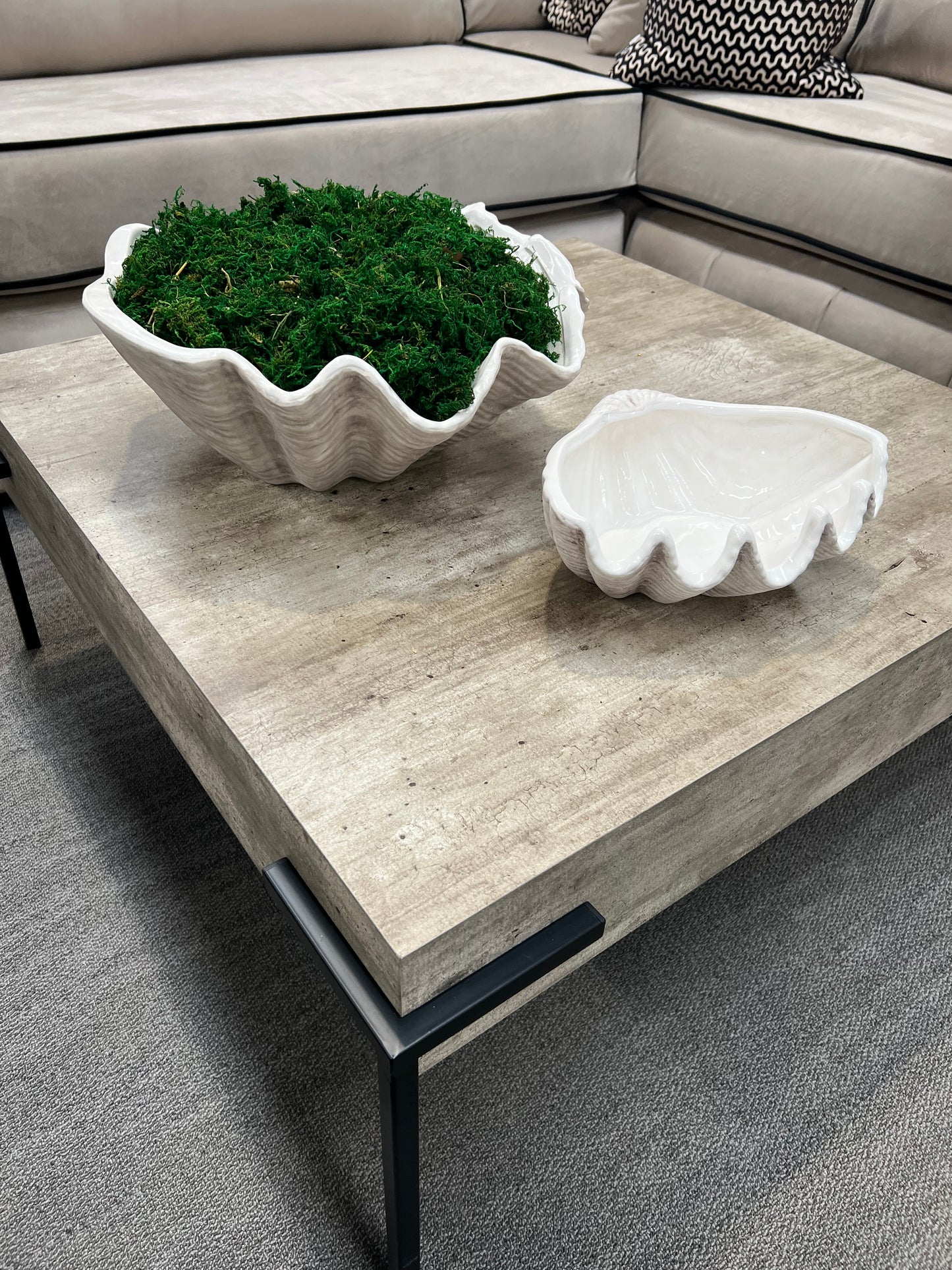 Sierra Wave Ceramic Shell Bowl