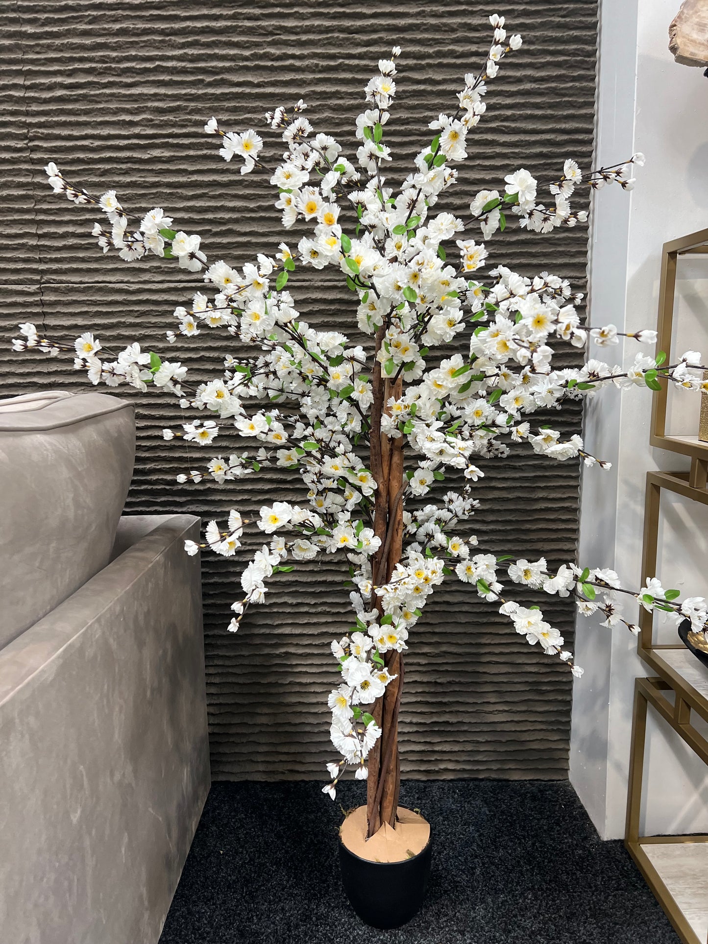 Artificial Blossom Tree Cream - 5ft