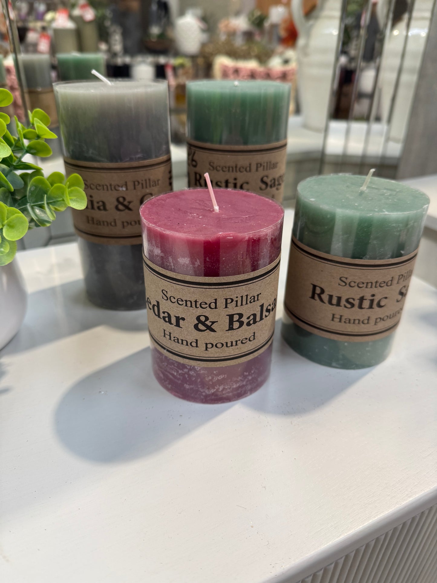 Medium Pillar Scented Candles