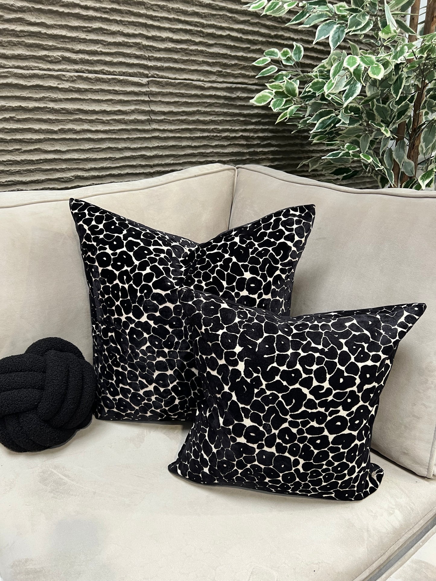 Paul Moneypenny Spoton Black Cushion