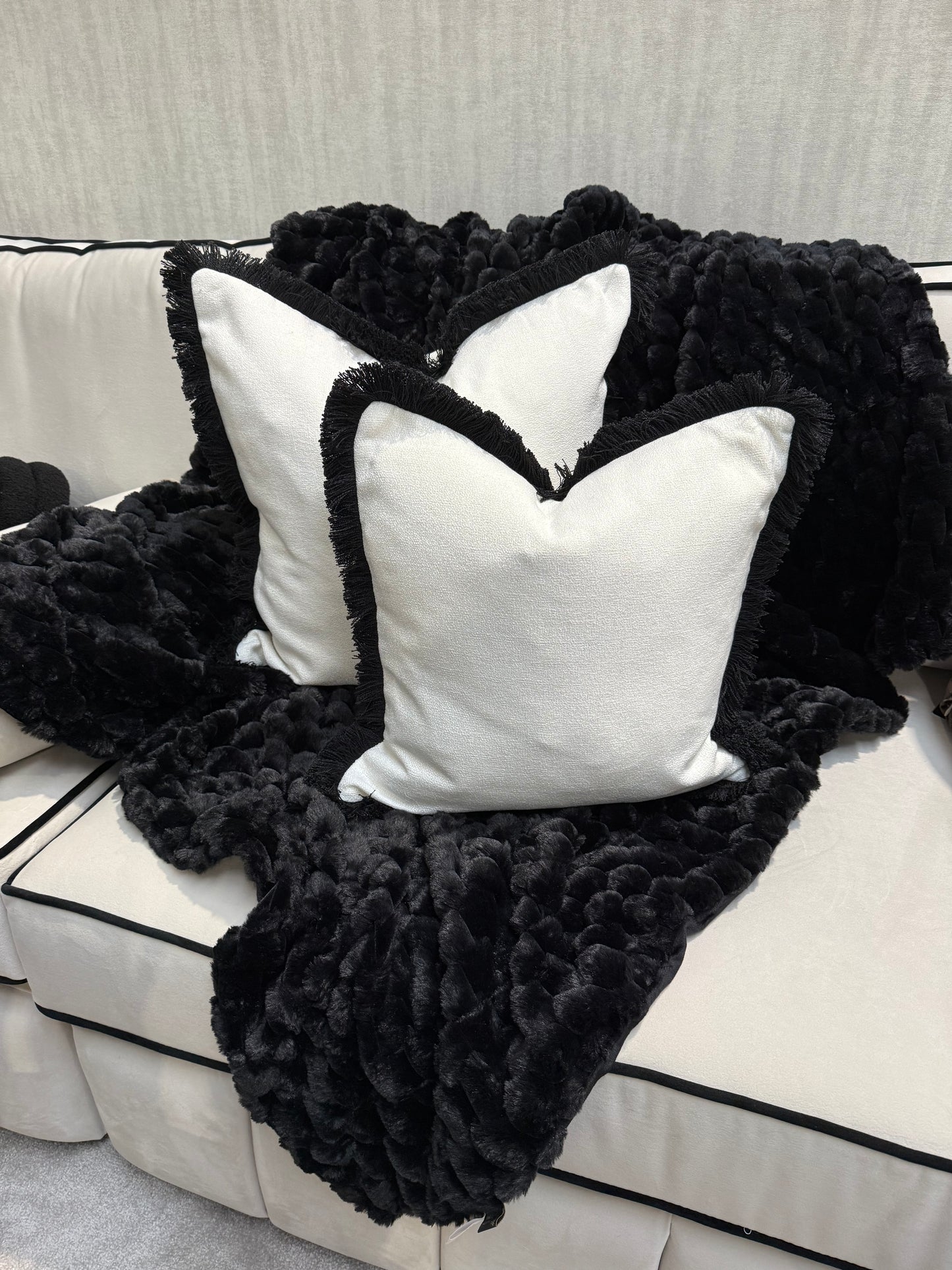 Paul Moneypenny Koochickoo Black Throw