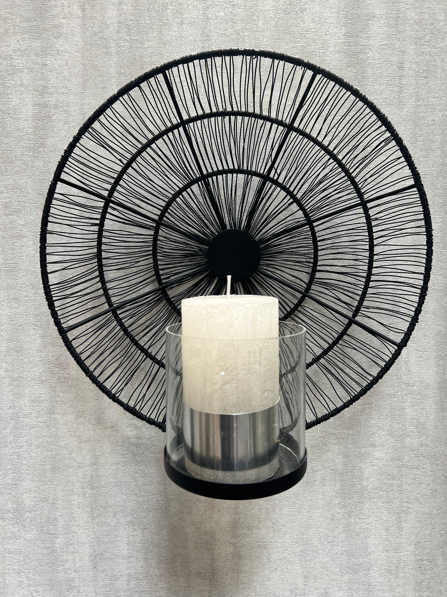 Enzo Black Wire Wall Sconce - Set of 2