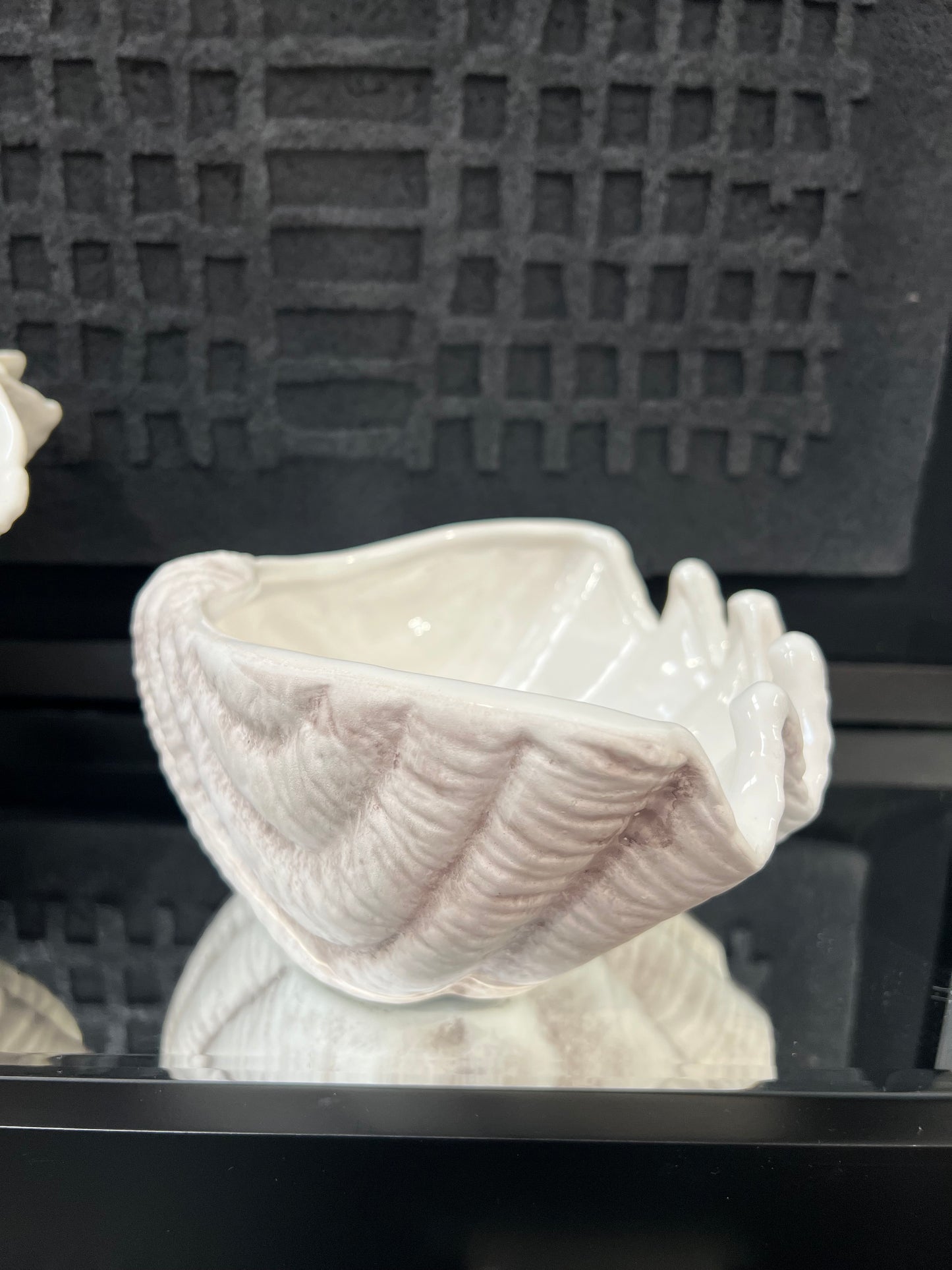Sierra Wave Ceramic Shell Bowl