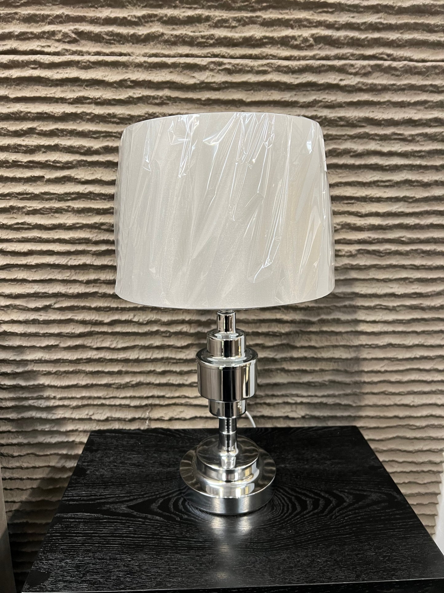 Clio Silver Chrome Lamp