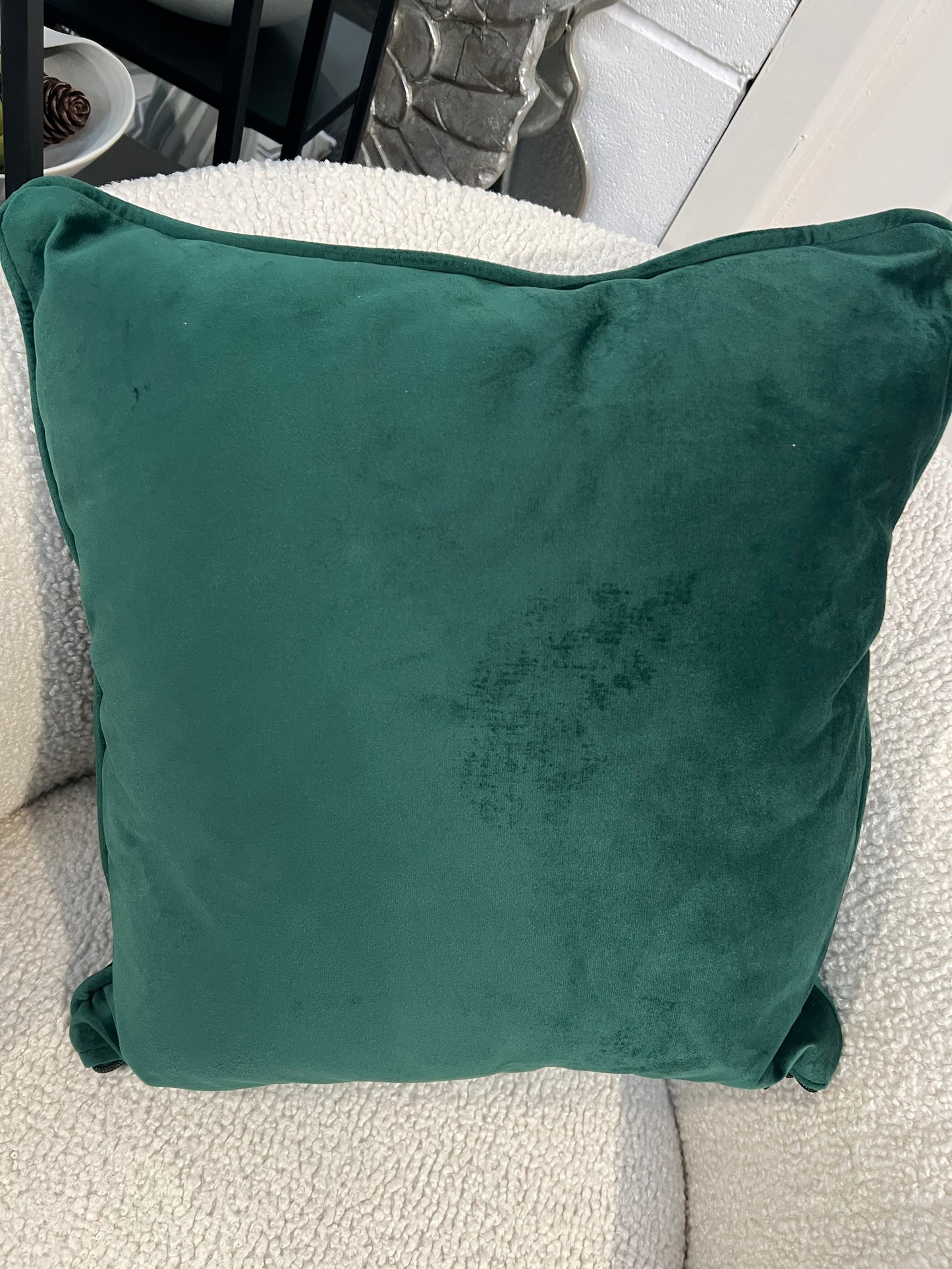 Green Velvet Cushion