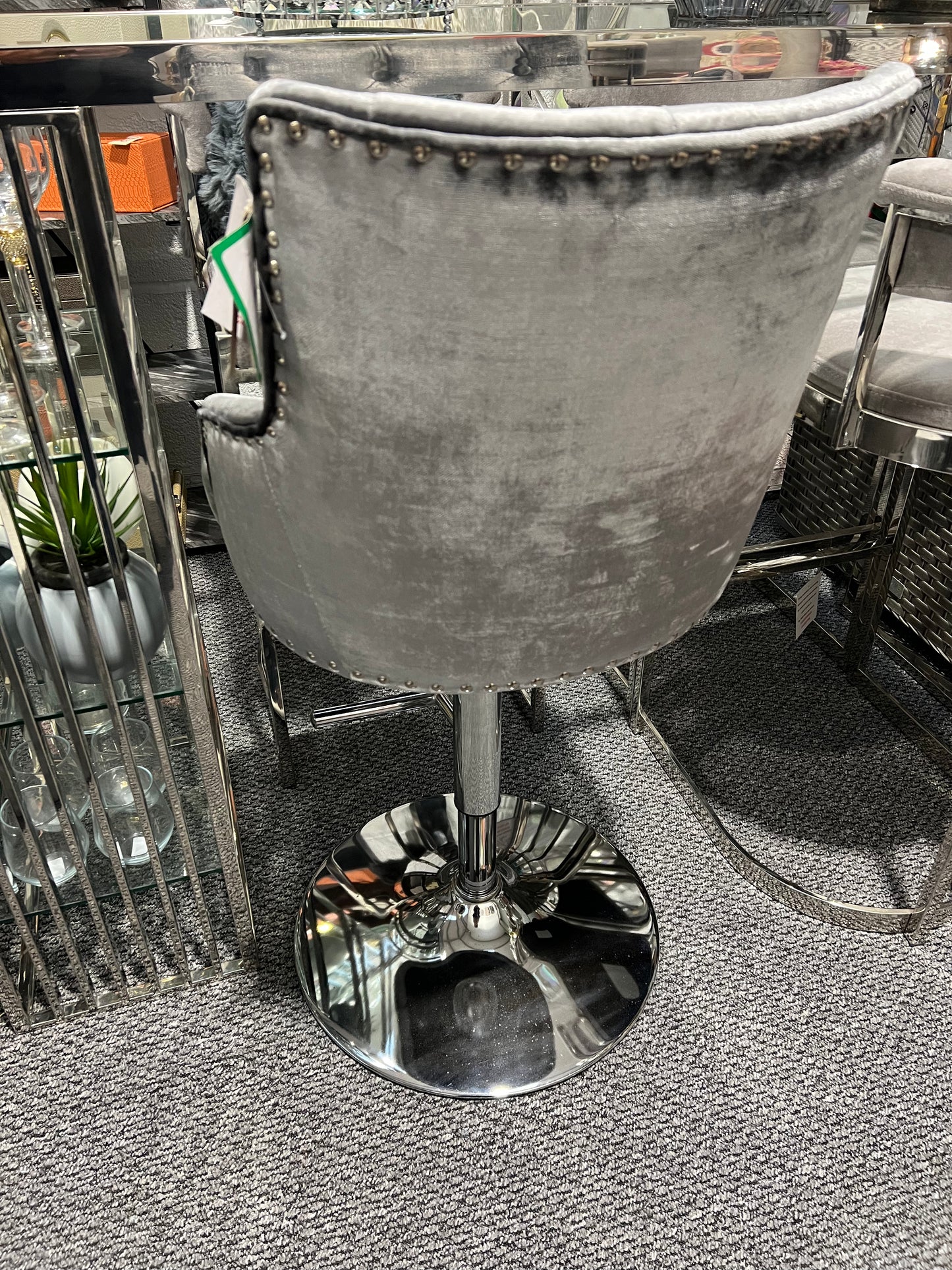 Charcoal Bar Stools