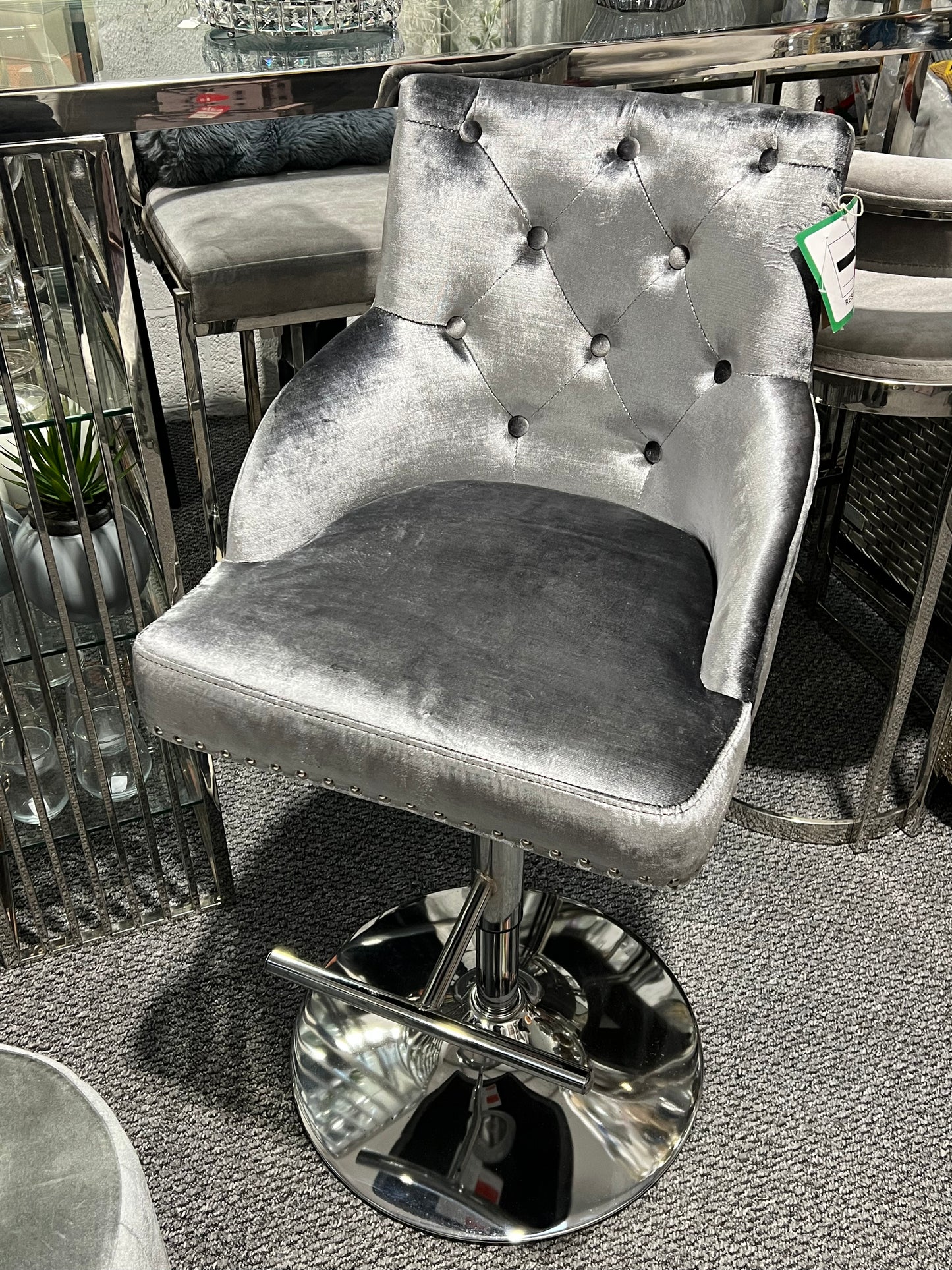 Charcoal Bar Stools