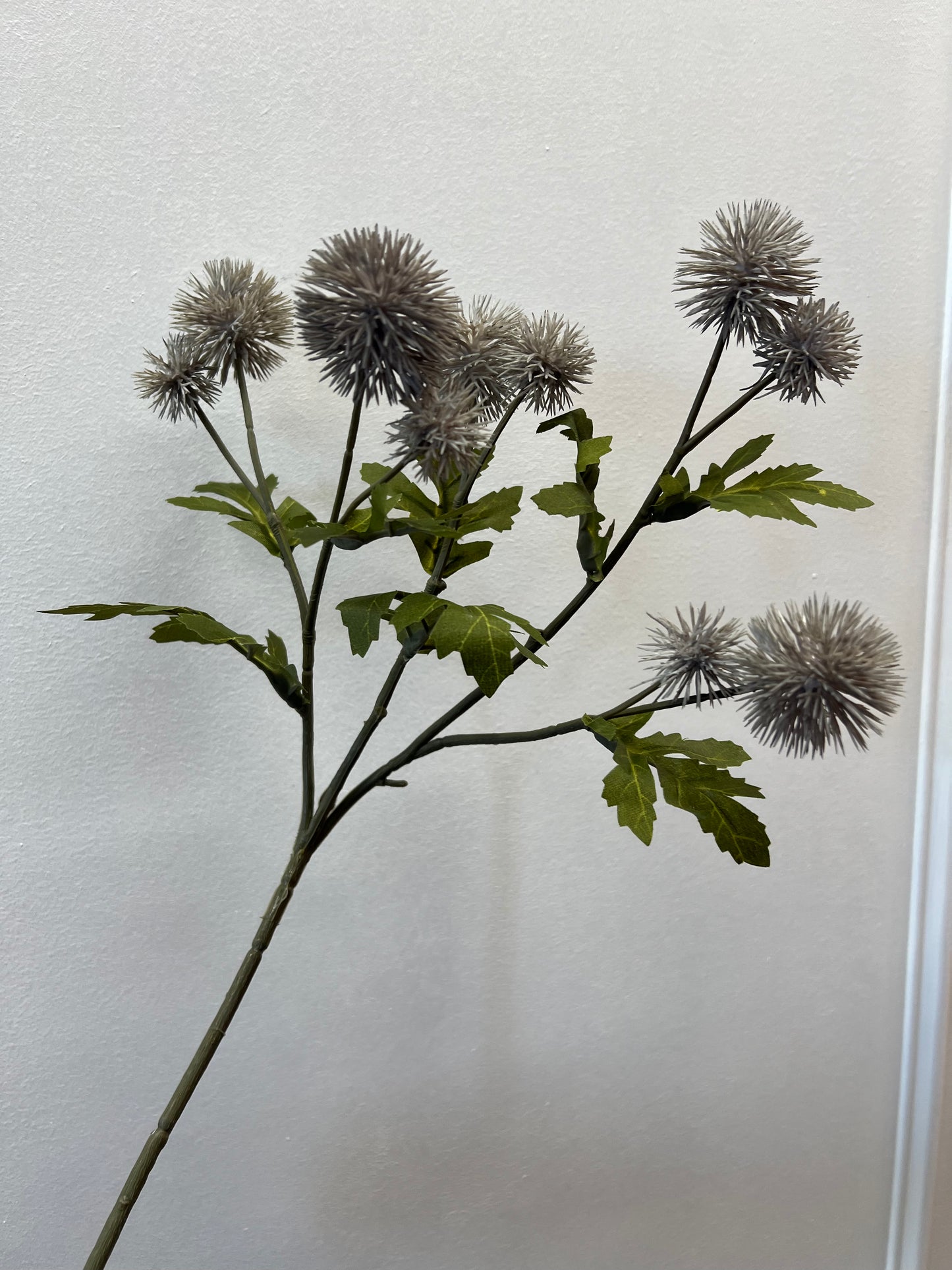 56cm PomPom Dahlia Spray Grey