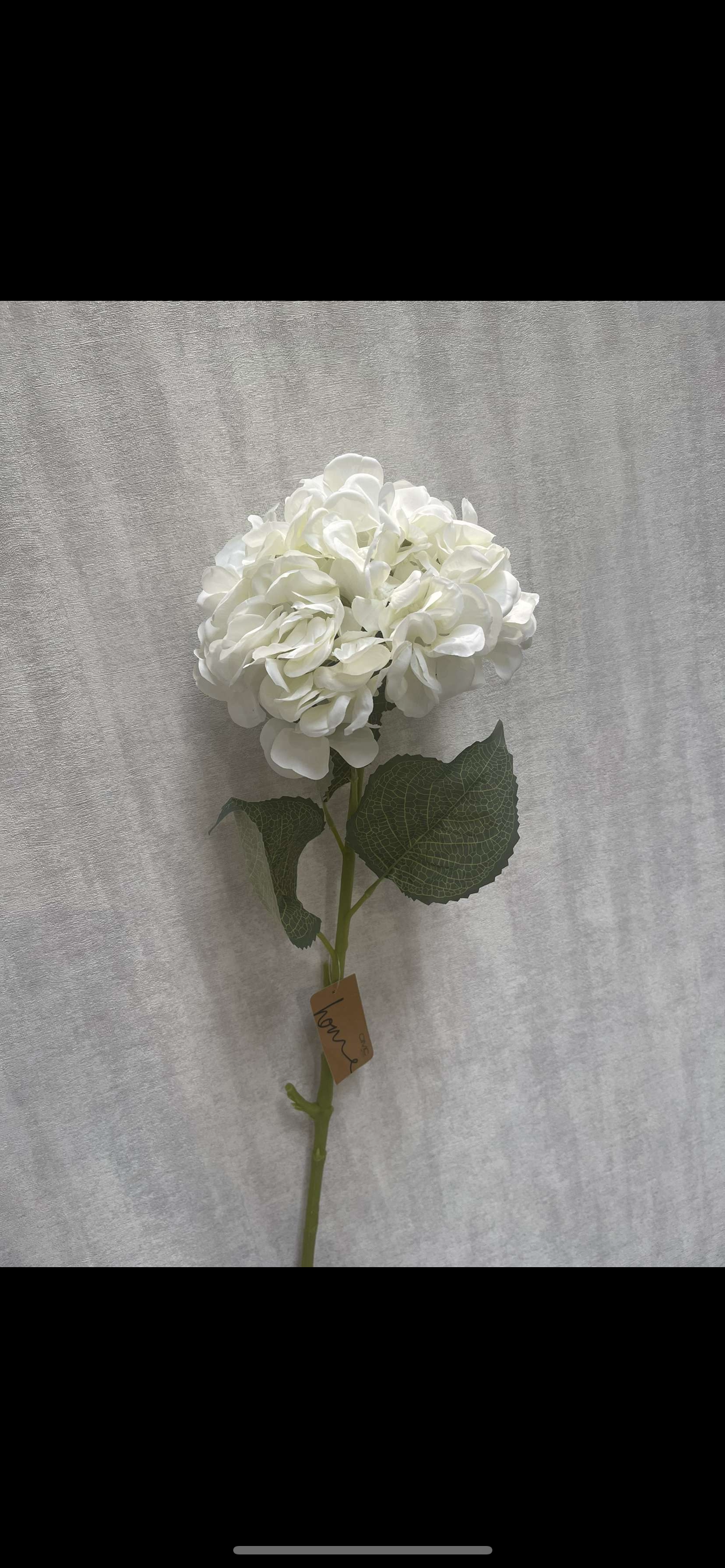 Large Faux Hydrangea Stem 52cm